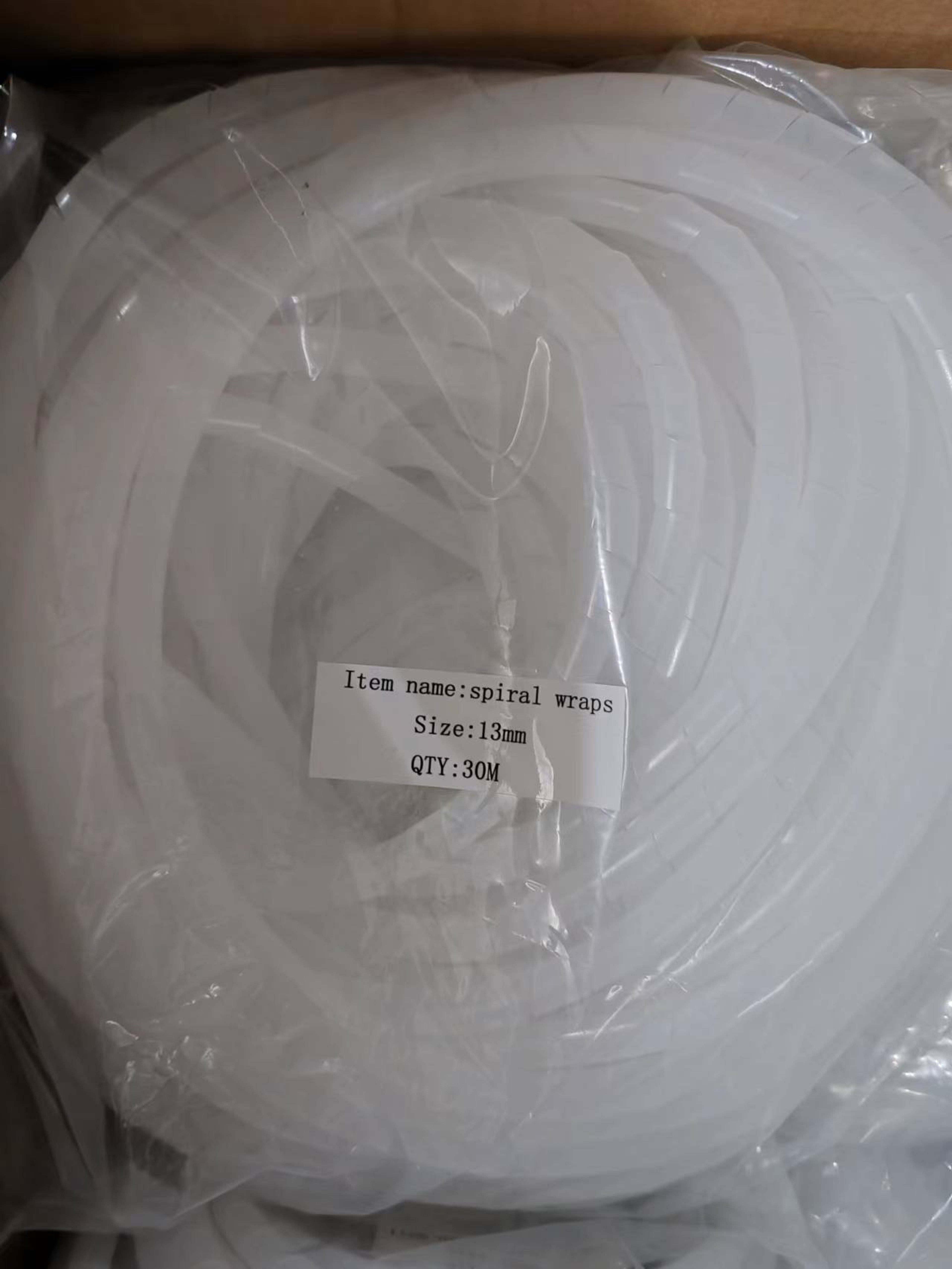 Pipe Protection Cable Sleeve Cover Flexible Spiral Wrap Organizer Wire Tub 3