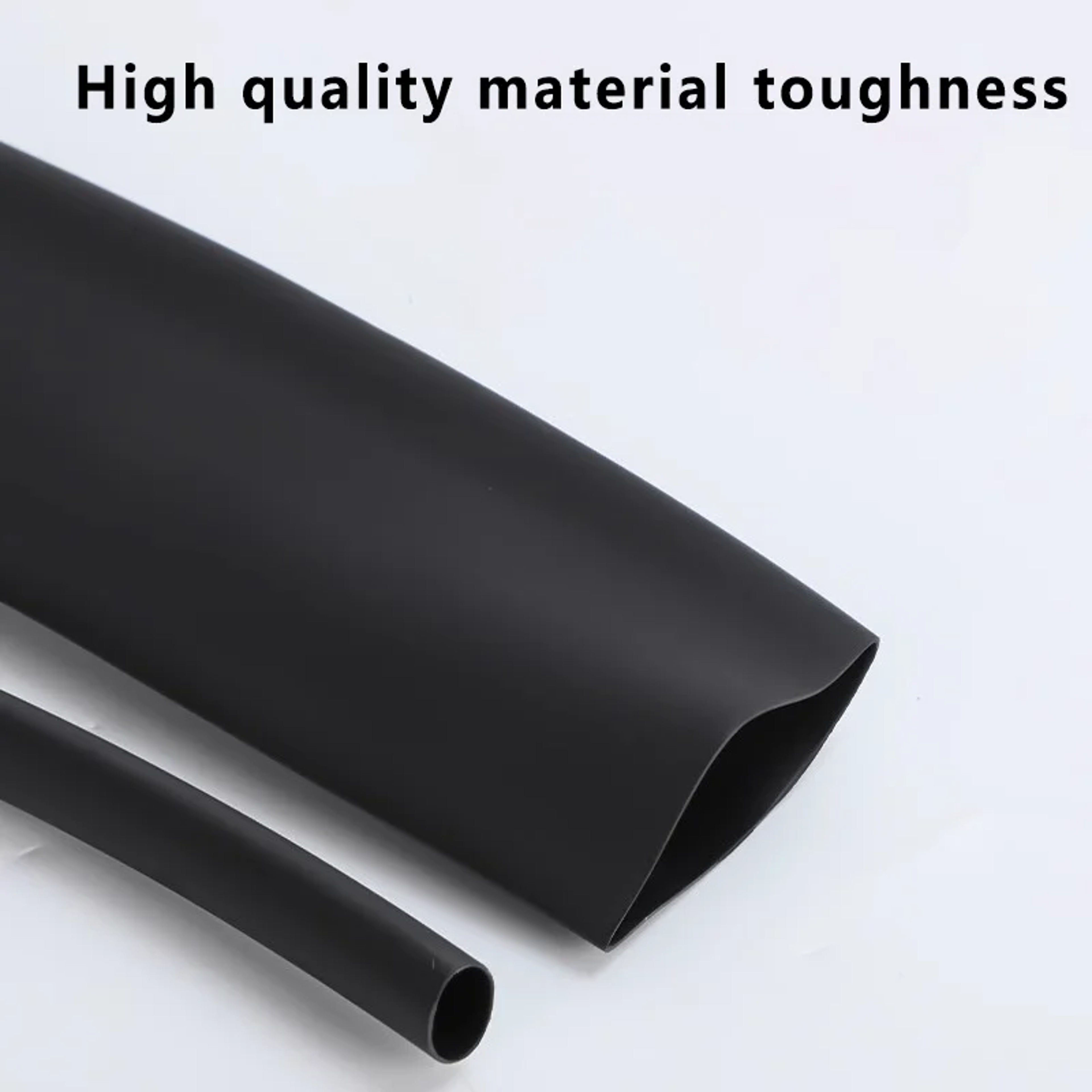 Black Heat Shrink Tube Polyolefin Thermal Insulated Cable Sleeve Red 4