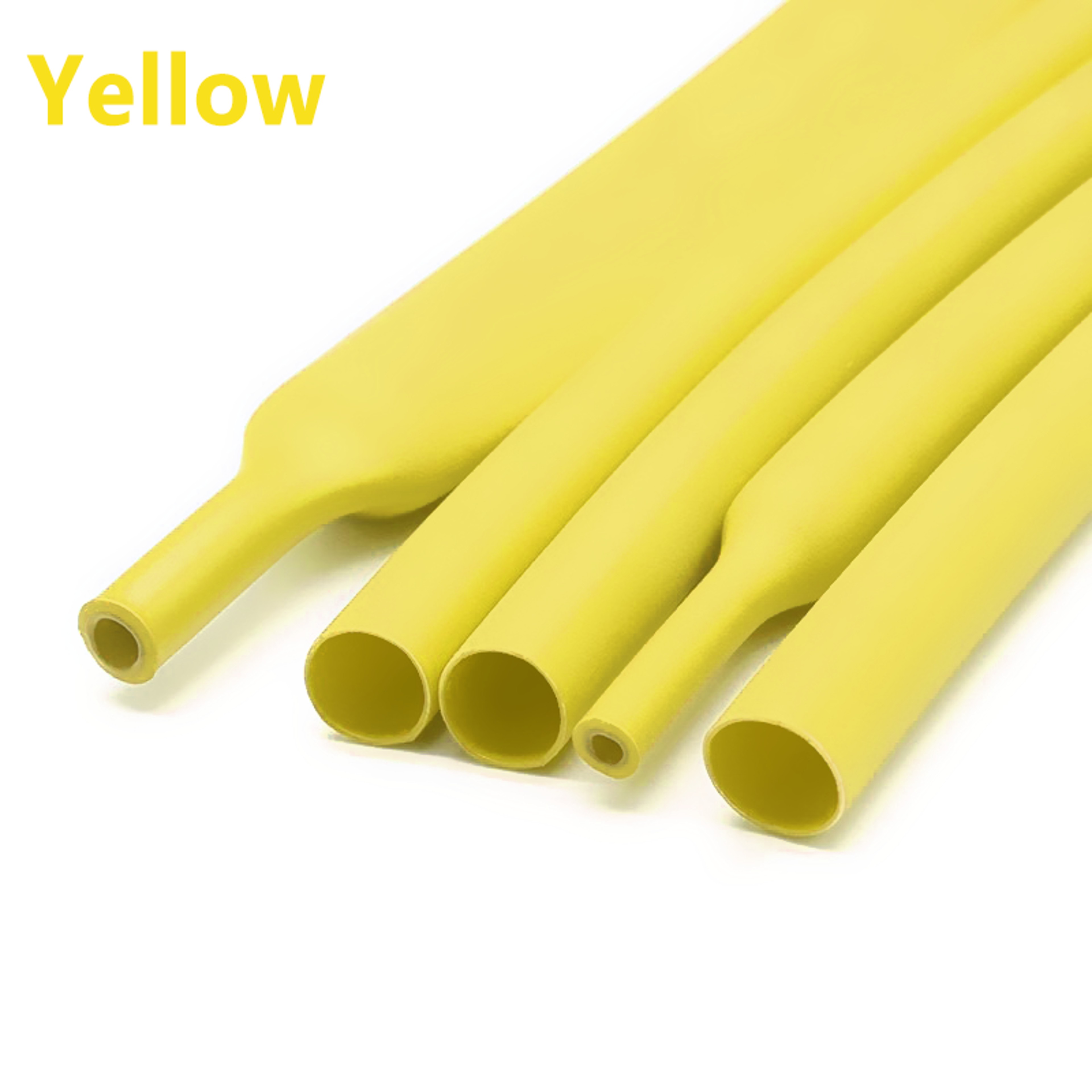 Black Heat Shrink Tube Polyolefin Thermal Insulated Cable Sleeve Red 10