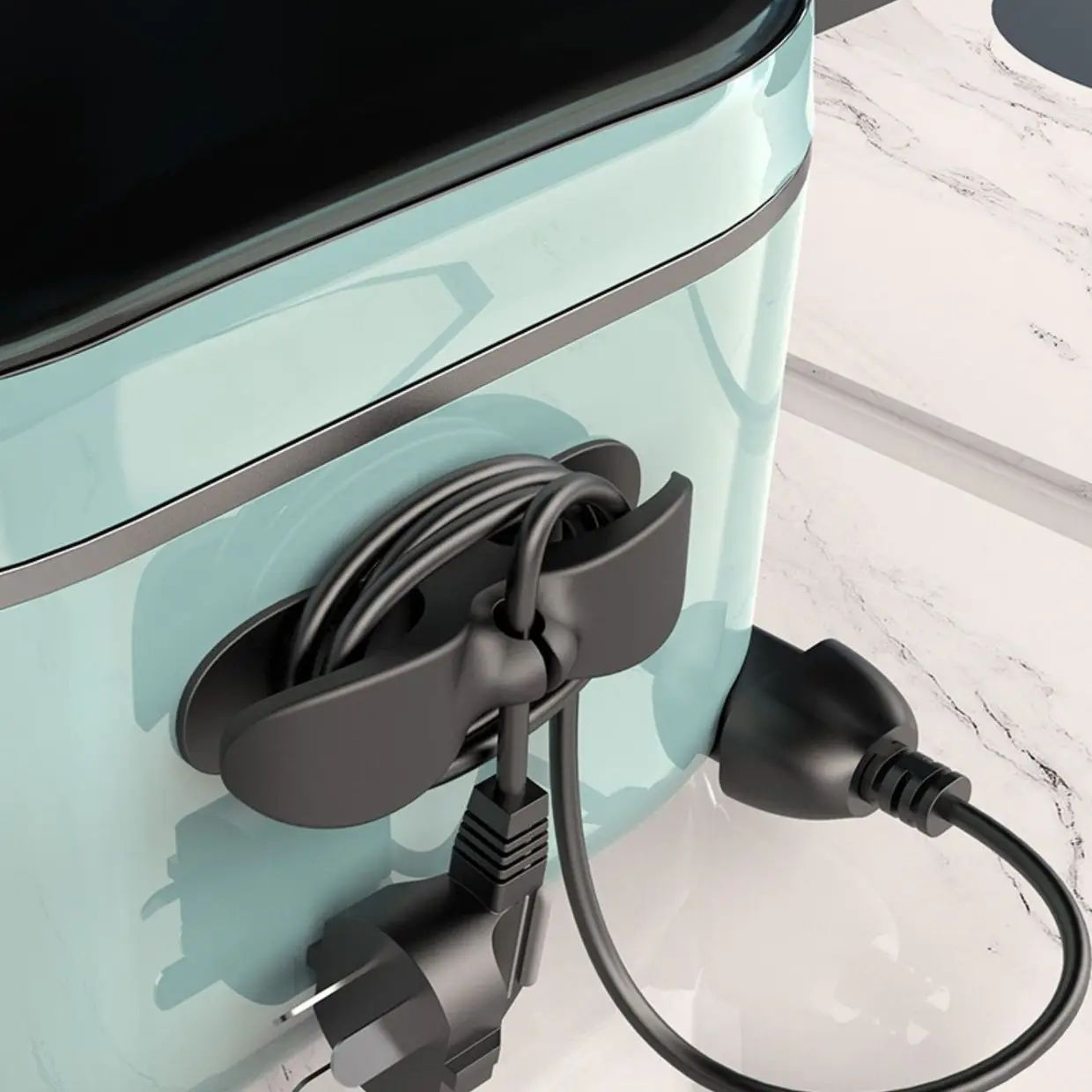Cable Clip Power Cord Organizer Wall Sticker Home Storage Winding Holder 0