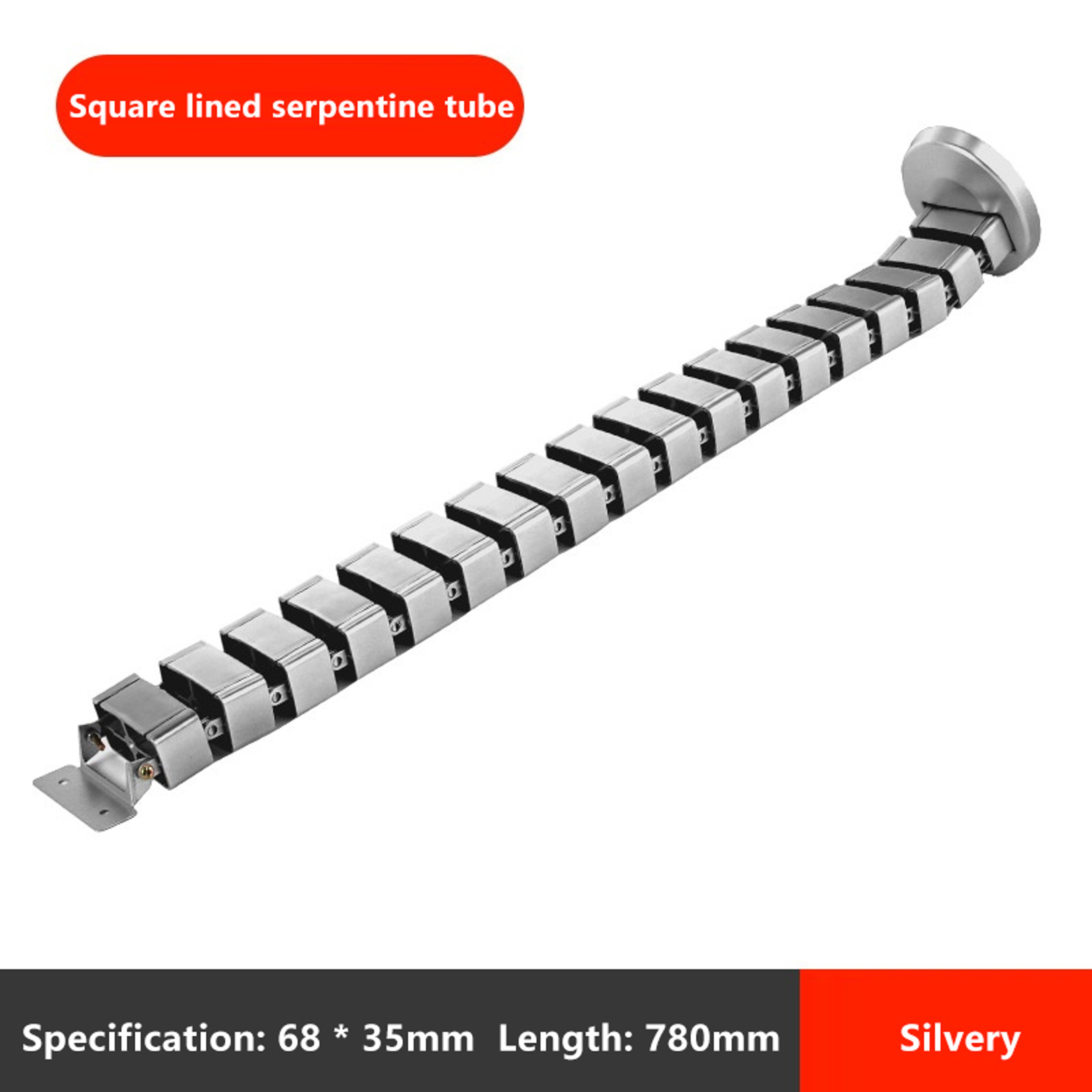 Workplace Snake Wire Design Cable Spinal Cord Wrapper Under Desk Cable Defense Pipe 6