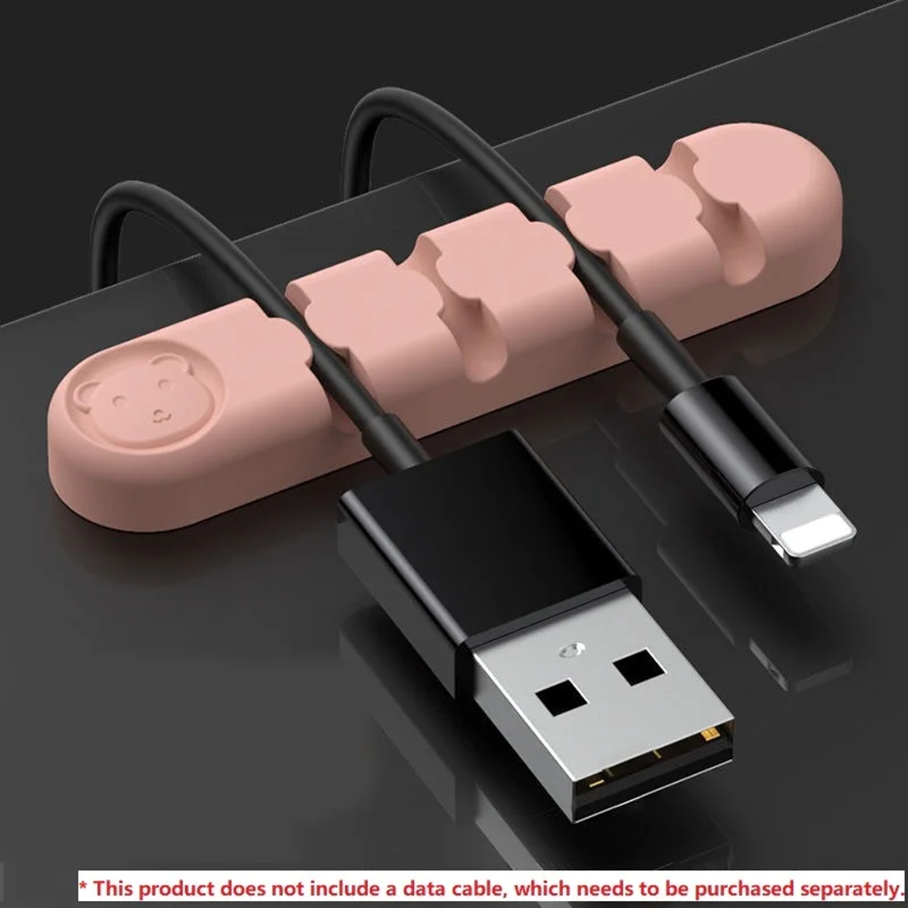 Cute Cable Holder Desk Tidy Organizer Cord Protector For Table 7