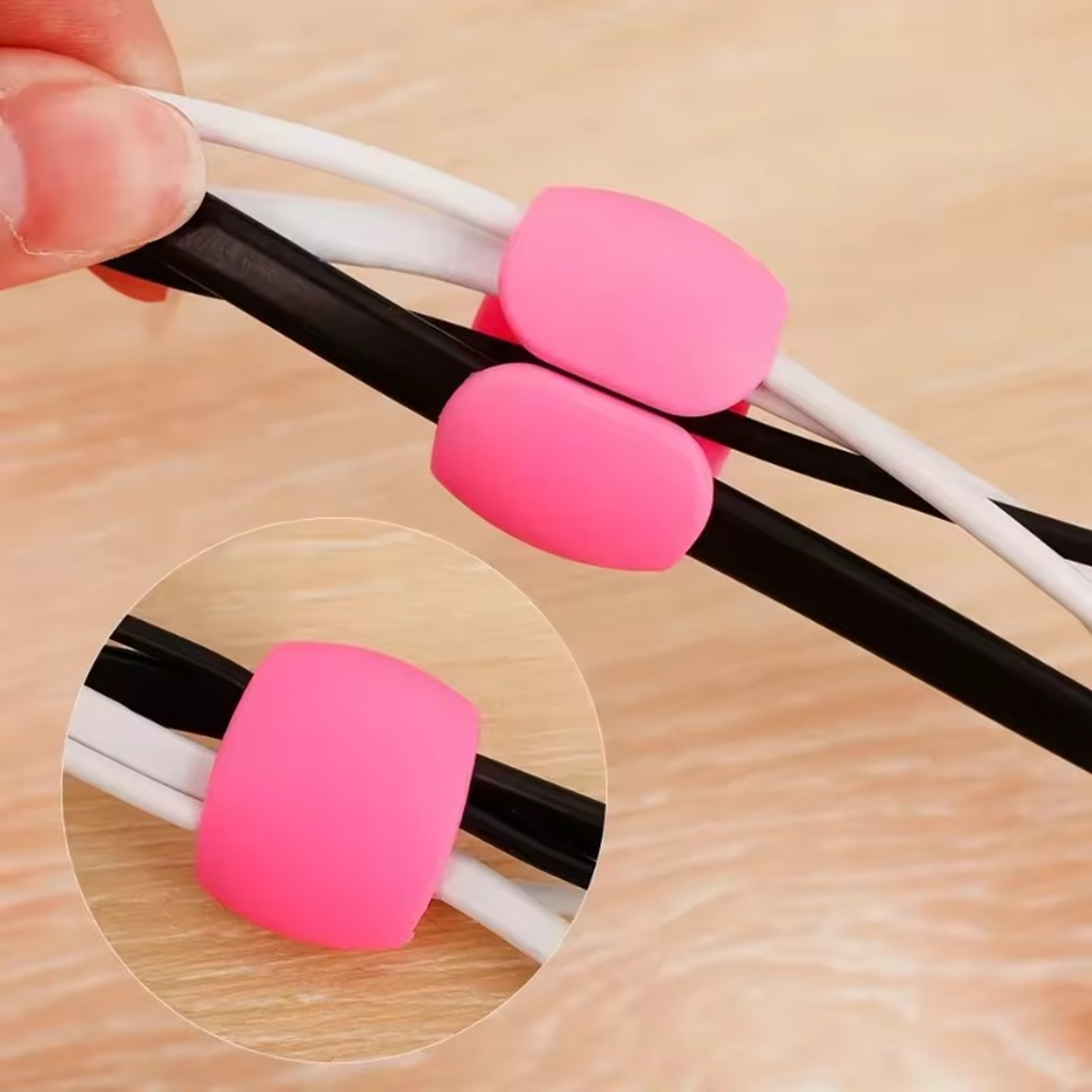 Desk Organizer Clips Cable Winder For Wire Tidy USB Charger Holder Headphone Cable Cord Protector 0