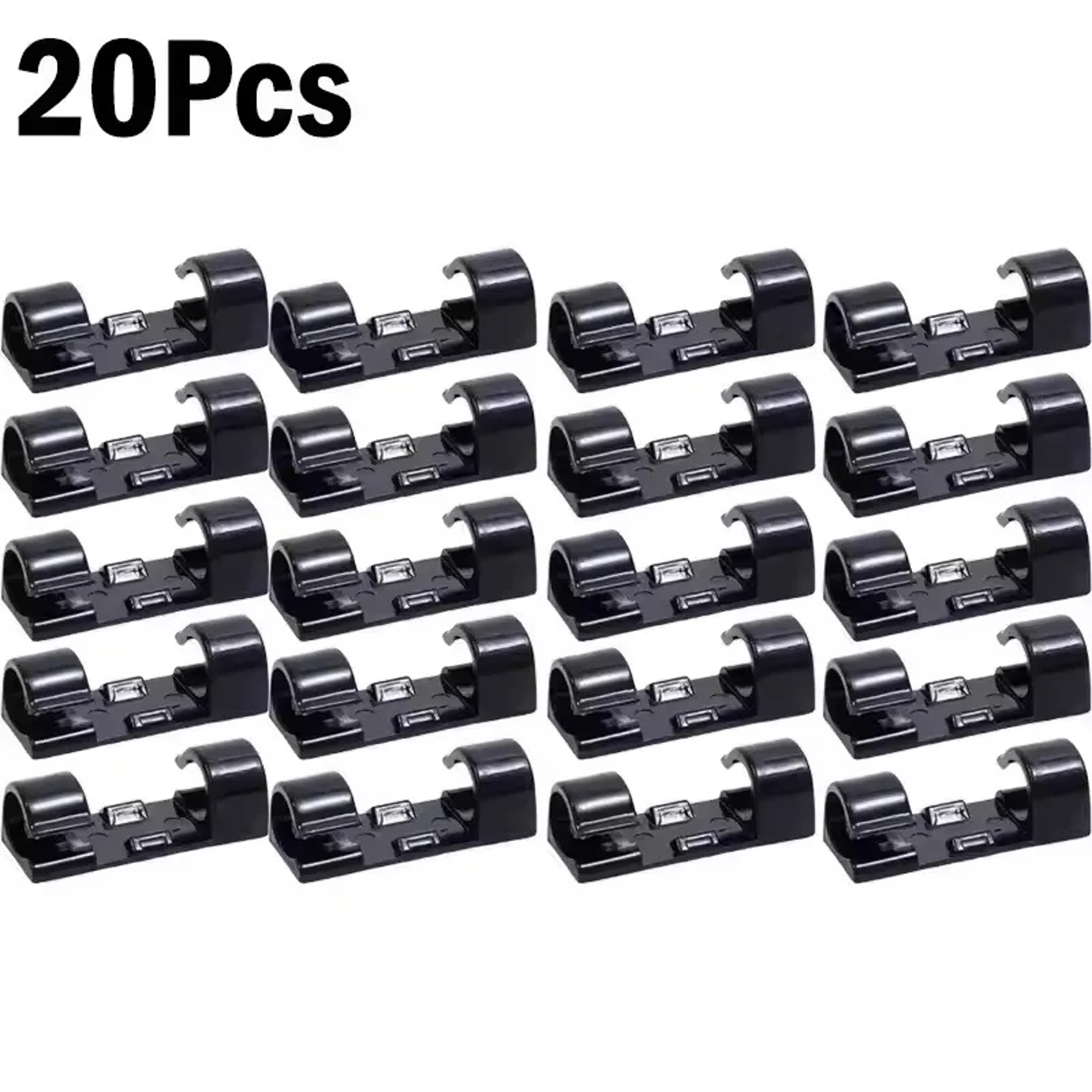 Wire Holder Cable Organizer Clips Self Adhesive Cord Management For PC Mouse USB Power Cord Desk Wa