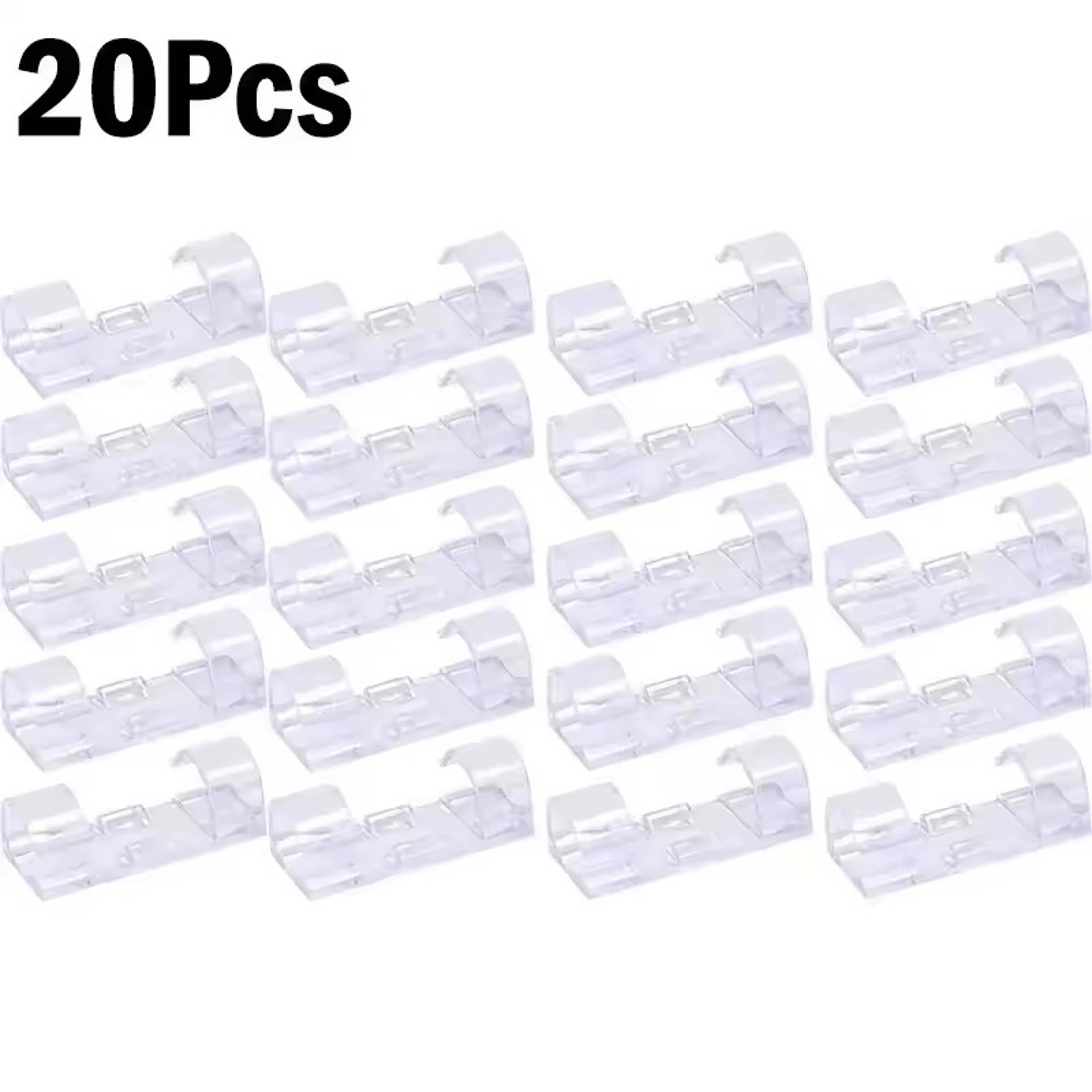 Wire Holder Cable Organizer Clips Self Adhesive Cord Management For PC Mouse USB Power Cord Desk Wa