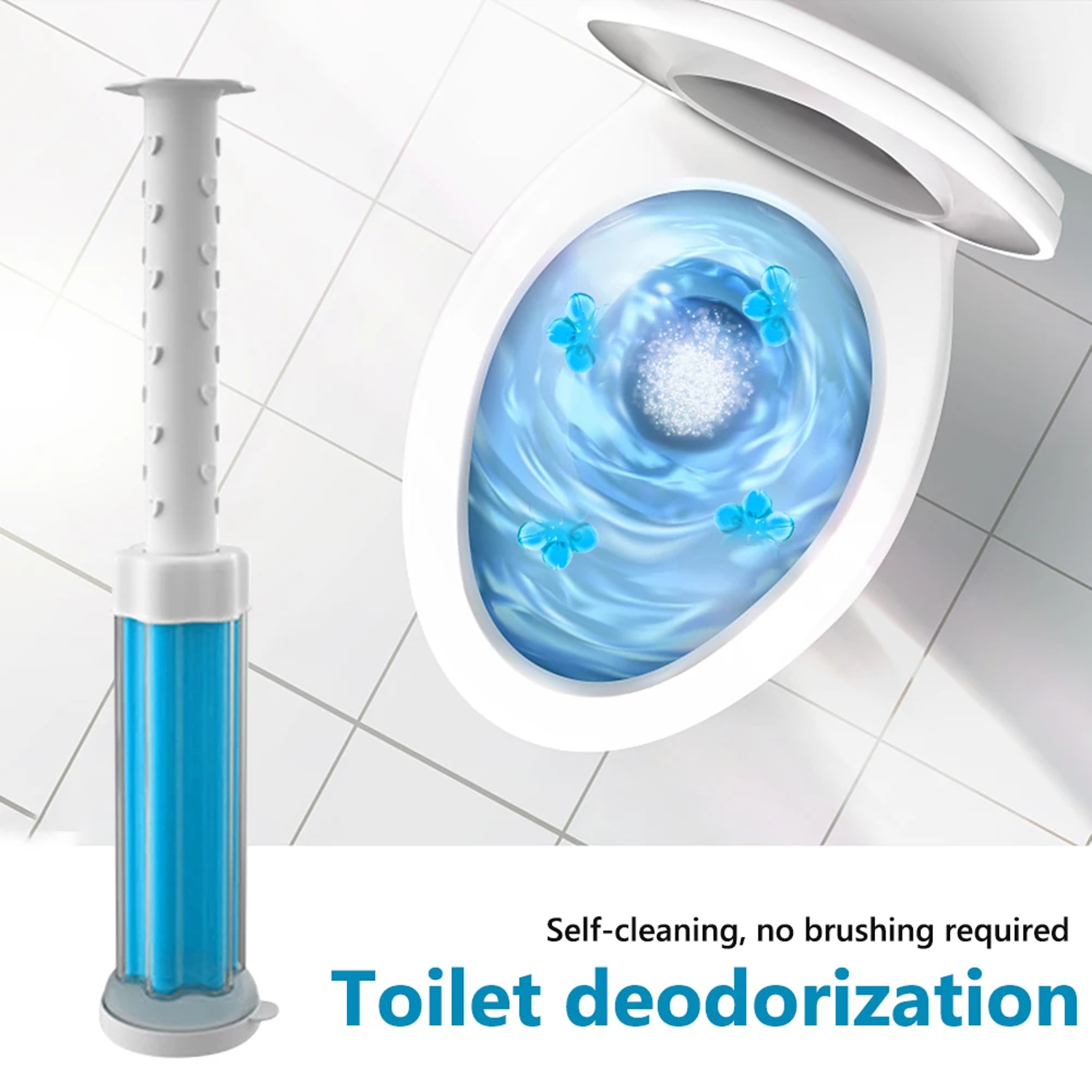 Flower Aromatic Toilet Cleaner Gel Remove Odors No Traces Formula Comfortable Smell For Household C 3