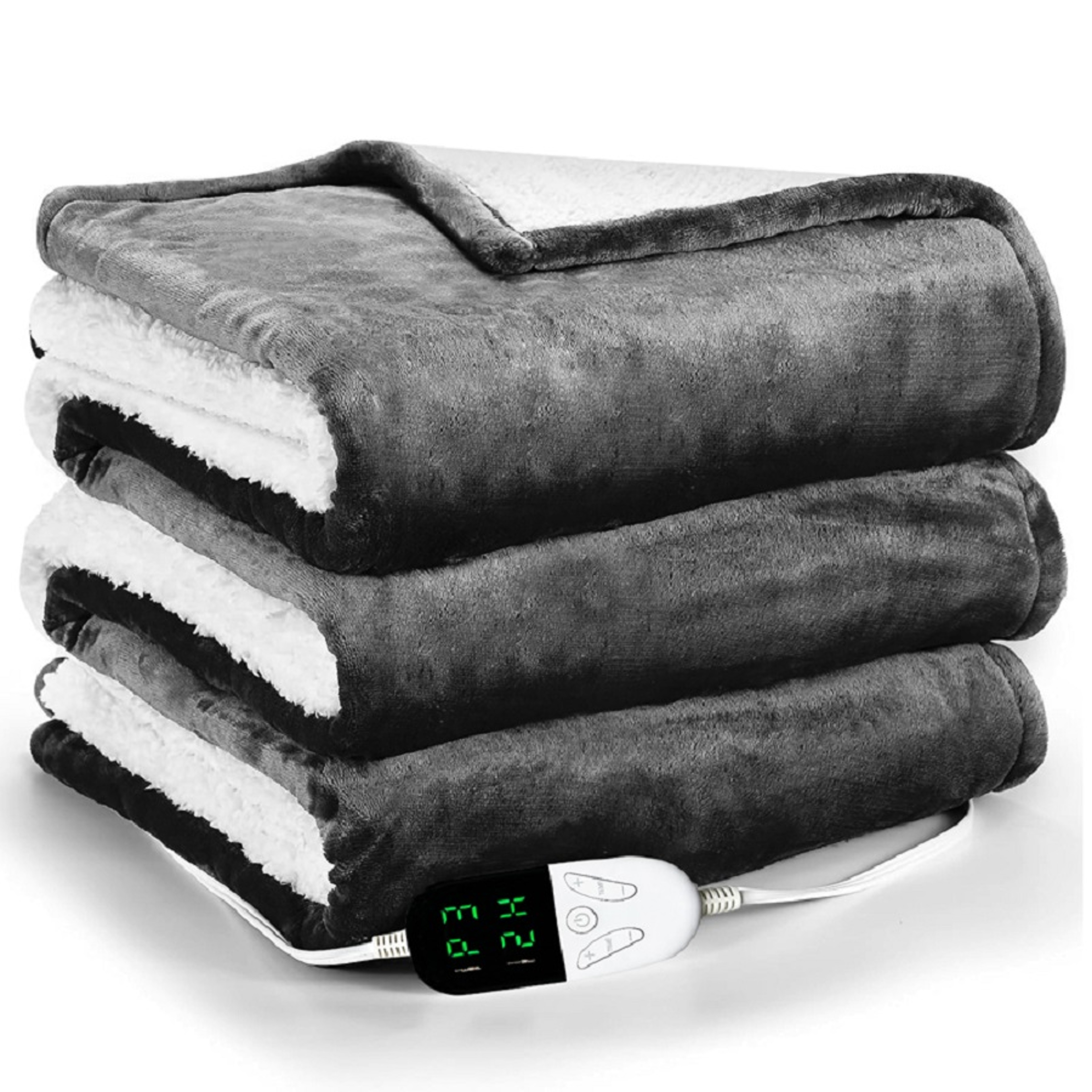 Electric Heating Blanket Soft Heated Throw Blanket Heating Levels Auto Off 0