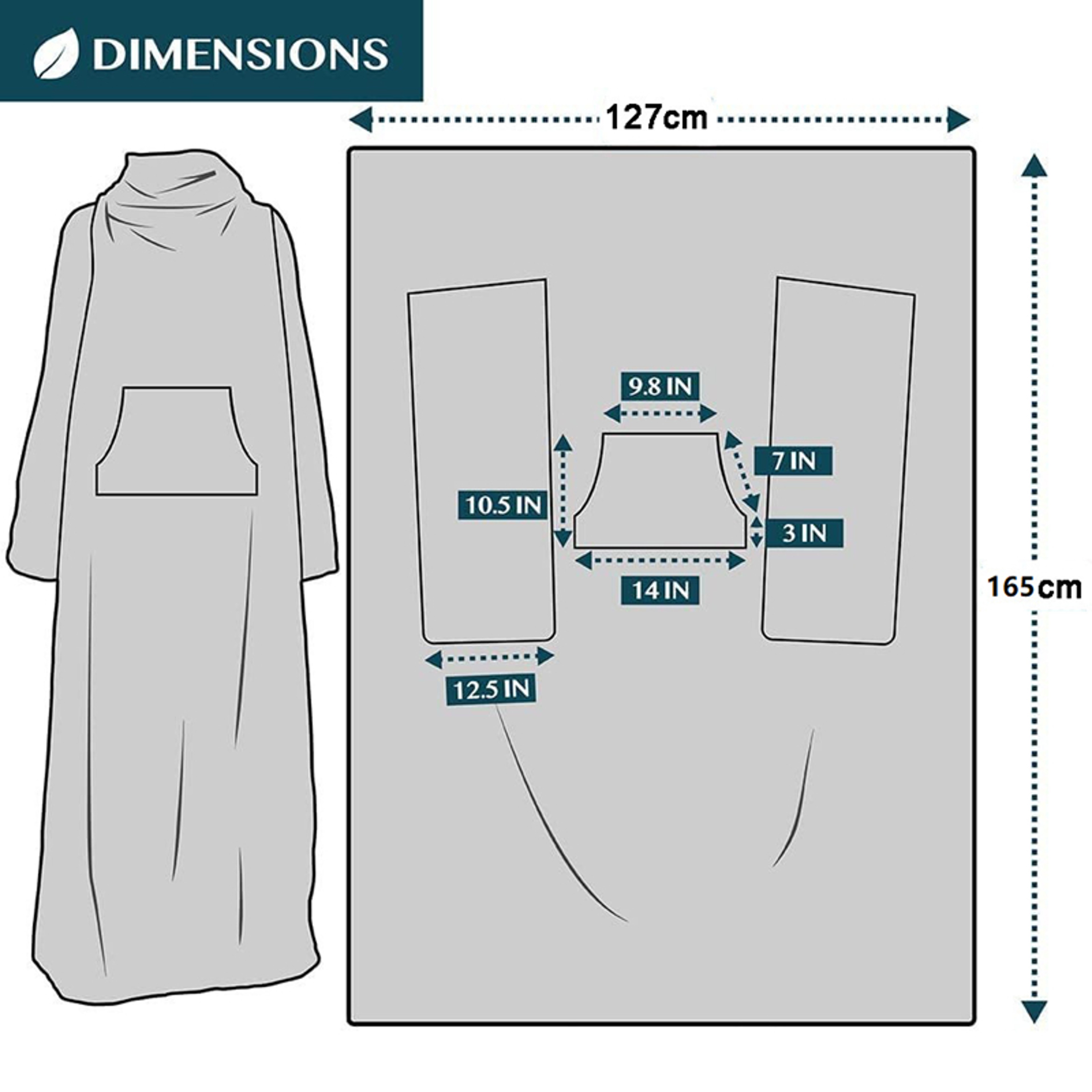 Soft Warm Cozy Throw Blanket Reversible Flannel TV Blanket Plush Fabric With Front Pocket For Sofa  6