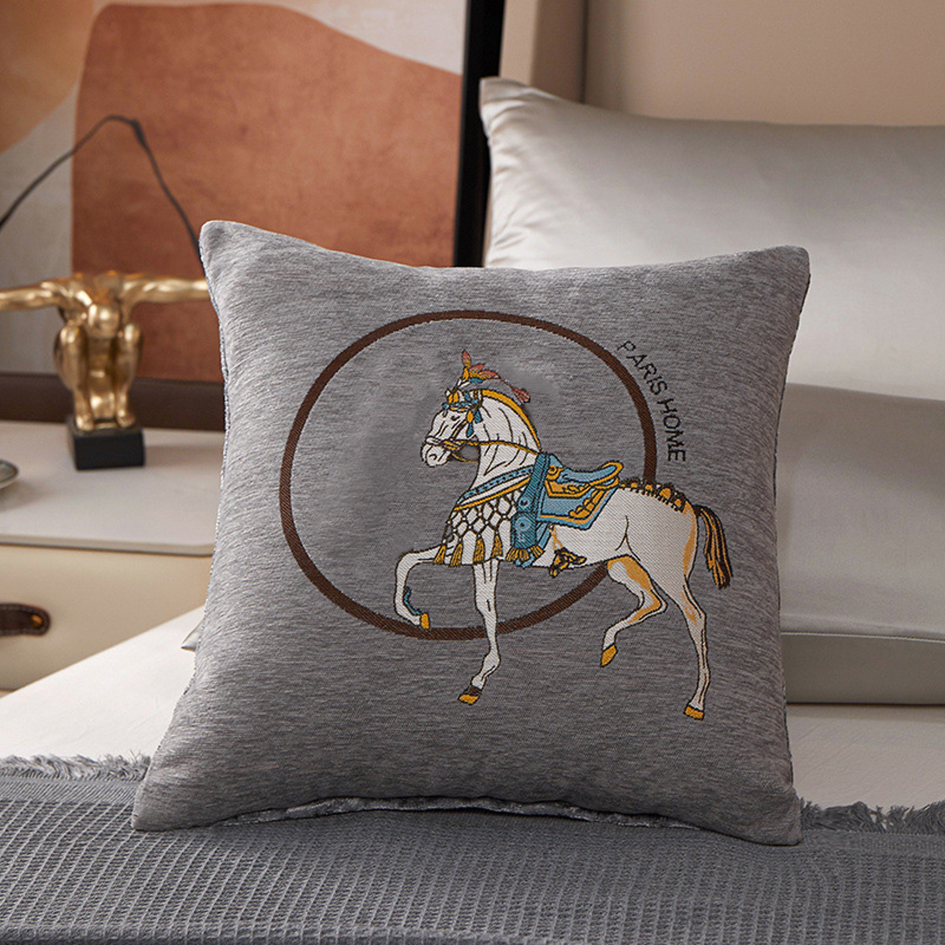 Casual Sofa Throw Pillow Case, Square Cushion Cover Pillow Case, Modern Decorative Holiday Home Pillow – view 8