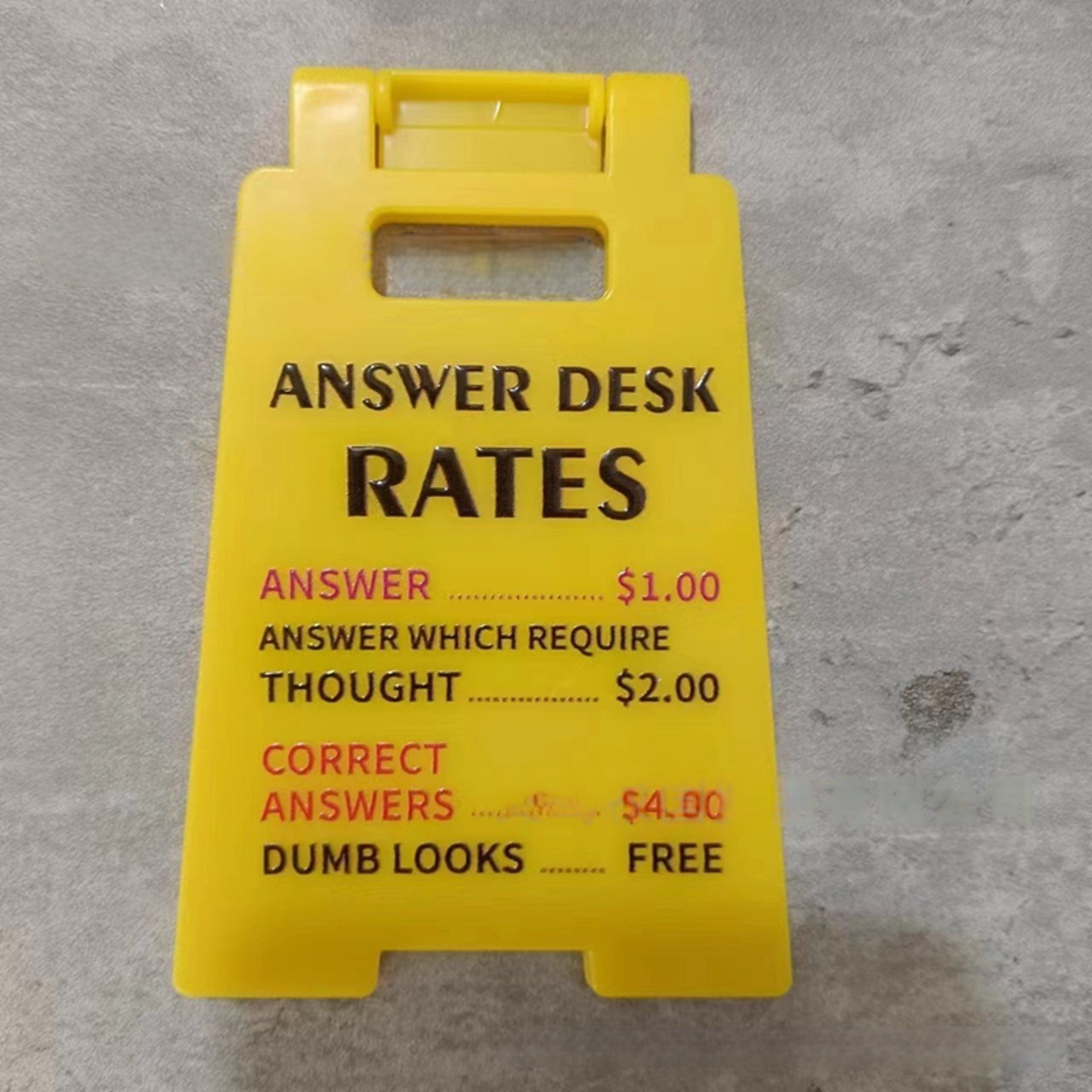 Funny Desk Sign Hold On Partner I'm Overstimulated Office Decor for Women Coworkers Desk Decoration – view 9