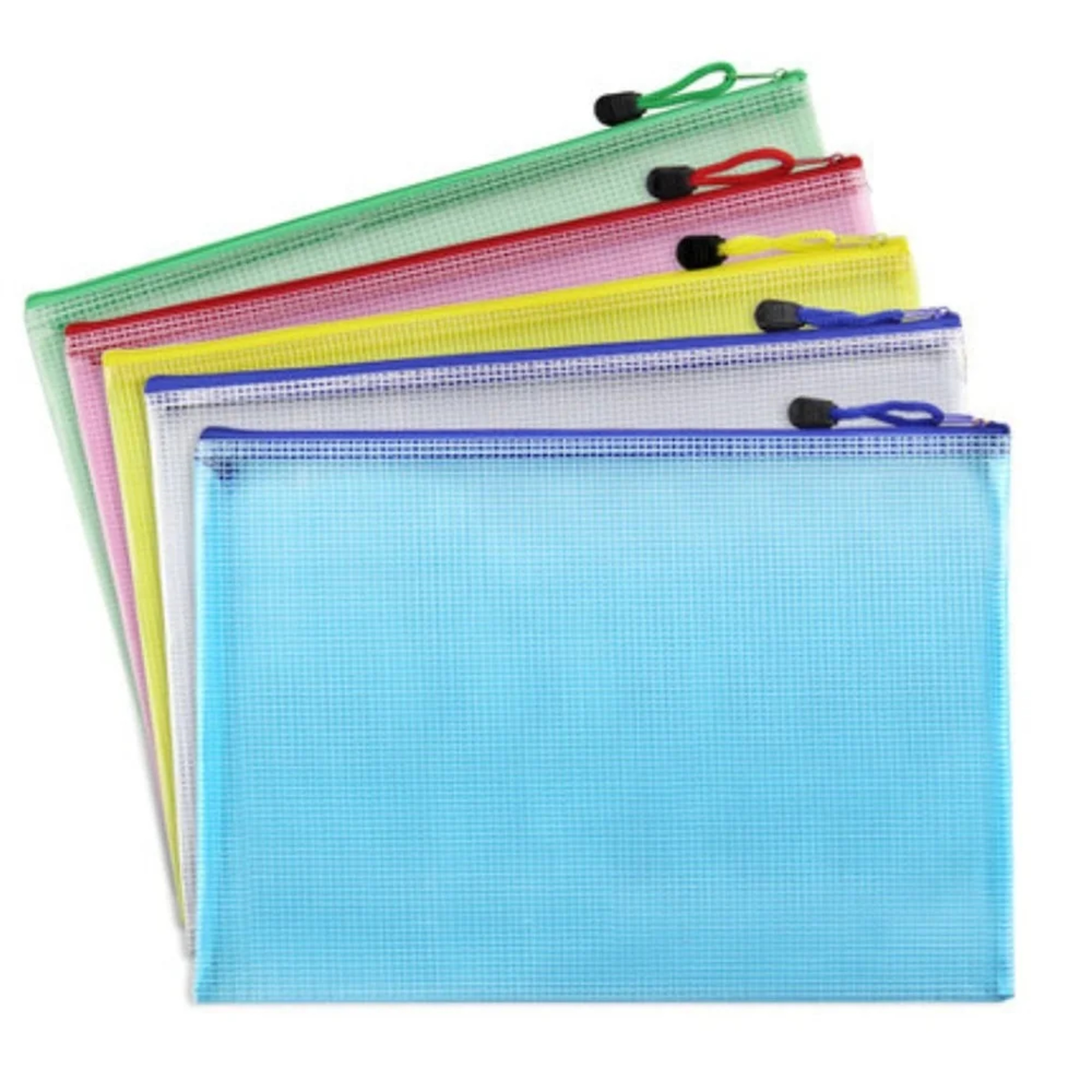Waterproof Zipper Paper File Folder Document Bag For Students Office Supplies 0