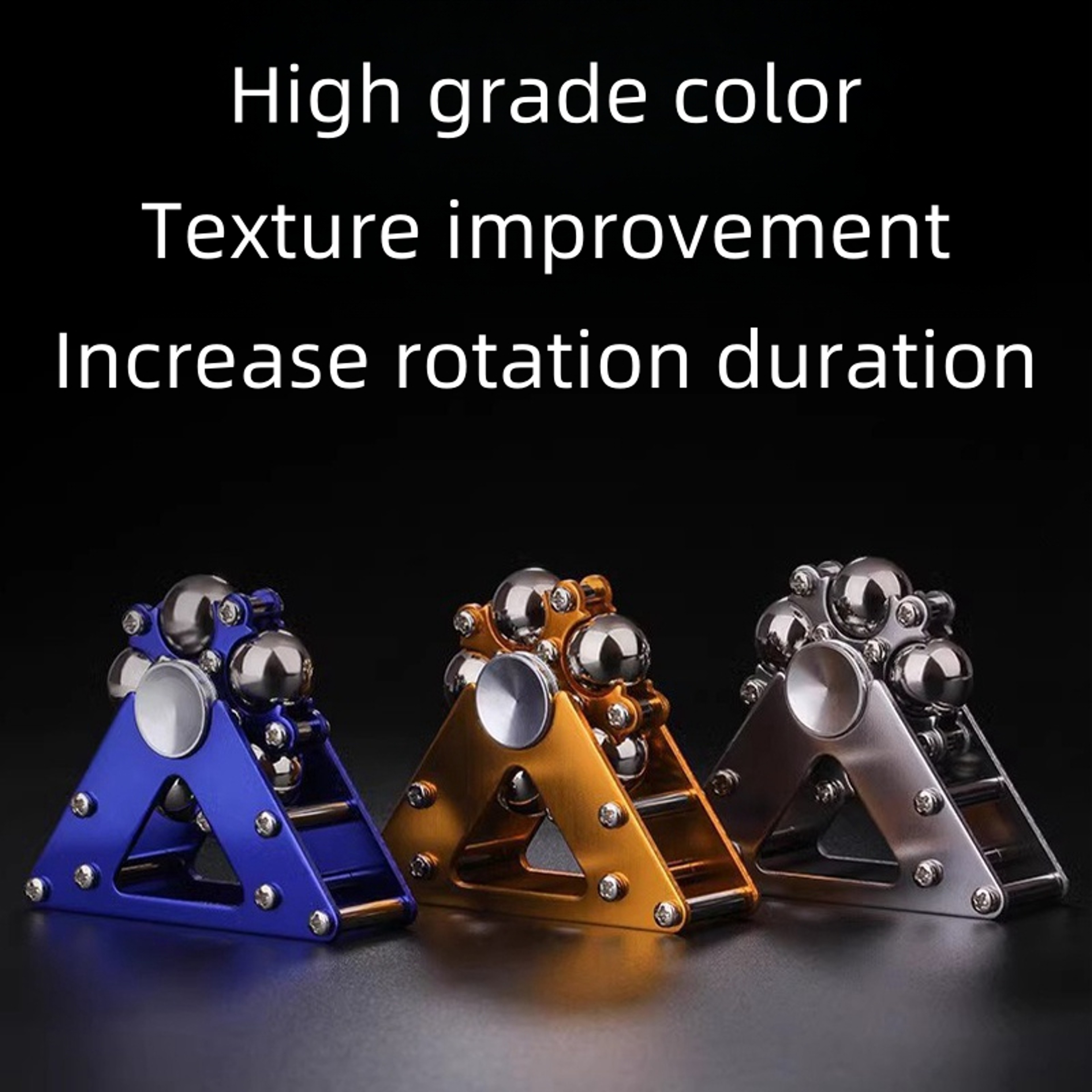 Creative Metal Ornaments Fingertip Gyroscopic Wheel for Adults Advanced Mechanical Desktop Pendant Toys – view 4