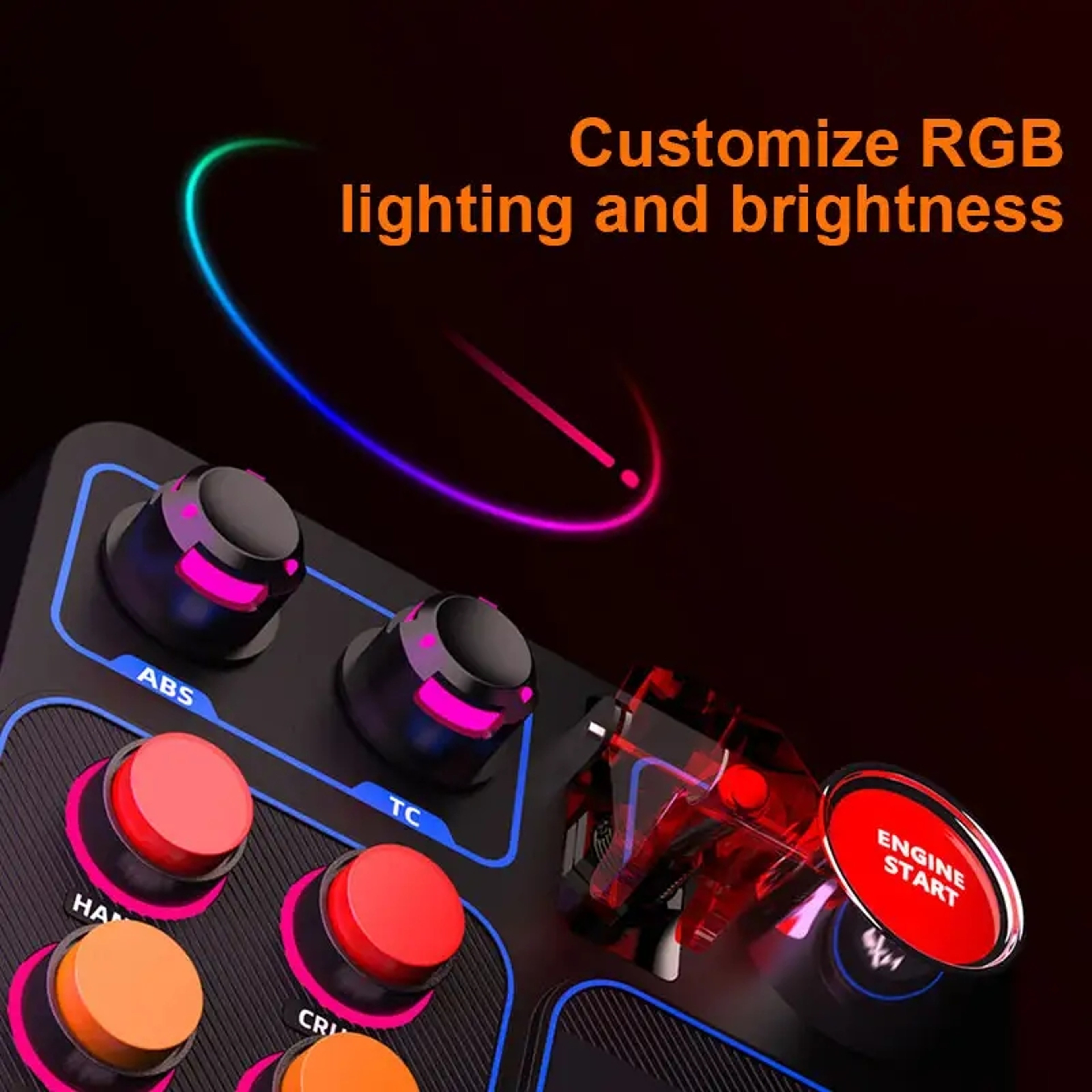 Simulator Race Control Box Multifunctional Keys For EURO Truck Simulator Racing Game Custom PC 2