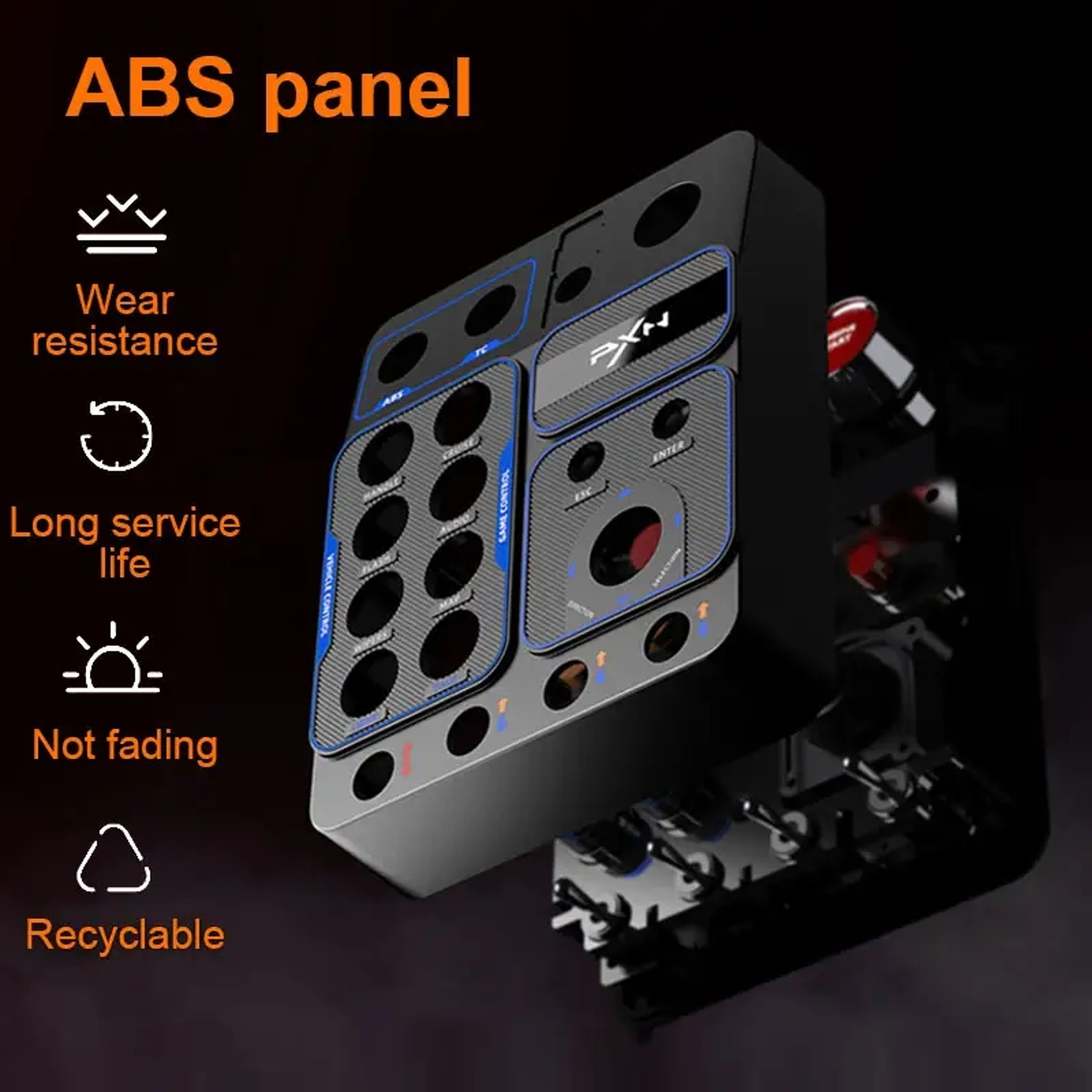 Simulator Race Control Box Multifunctional Keys For EURO Truck Simulator Racing Game Custom PC 3