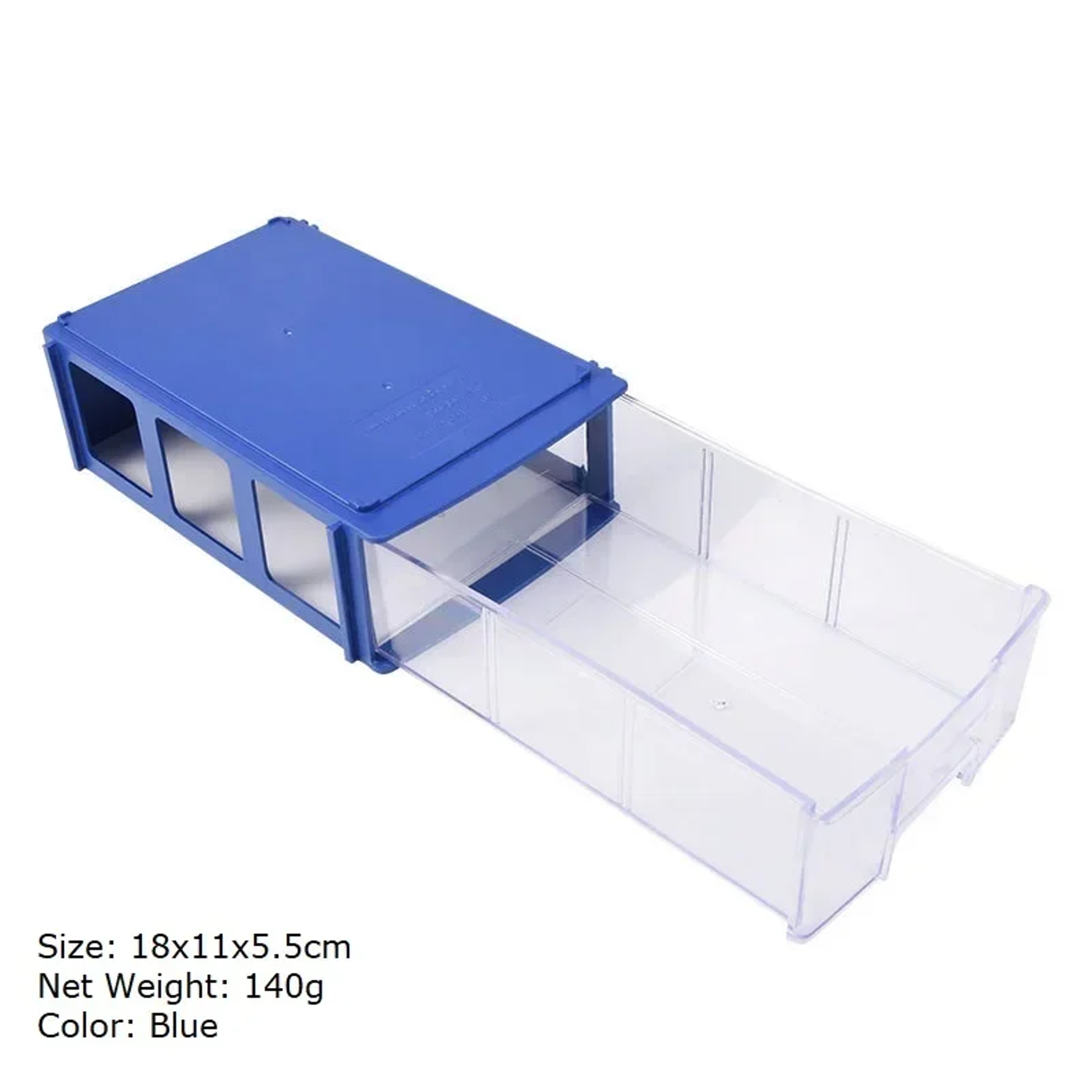 Drawer Storage Box Set Stackable Rectangular Small Parts Organizer for Office Desktop Tool Storage – view 7