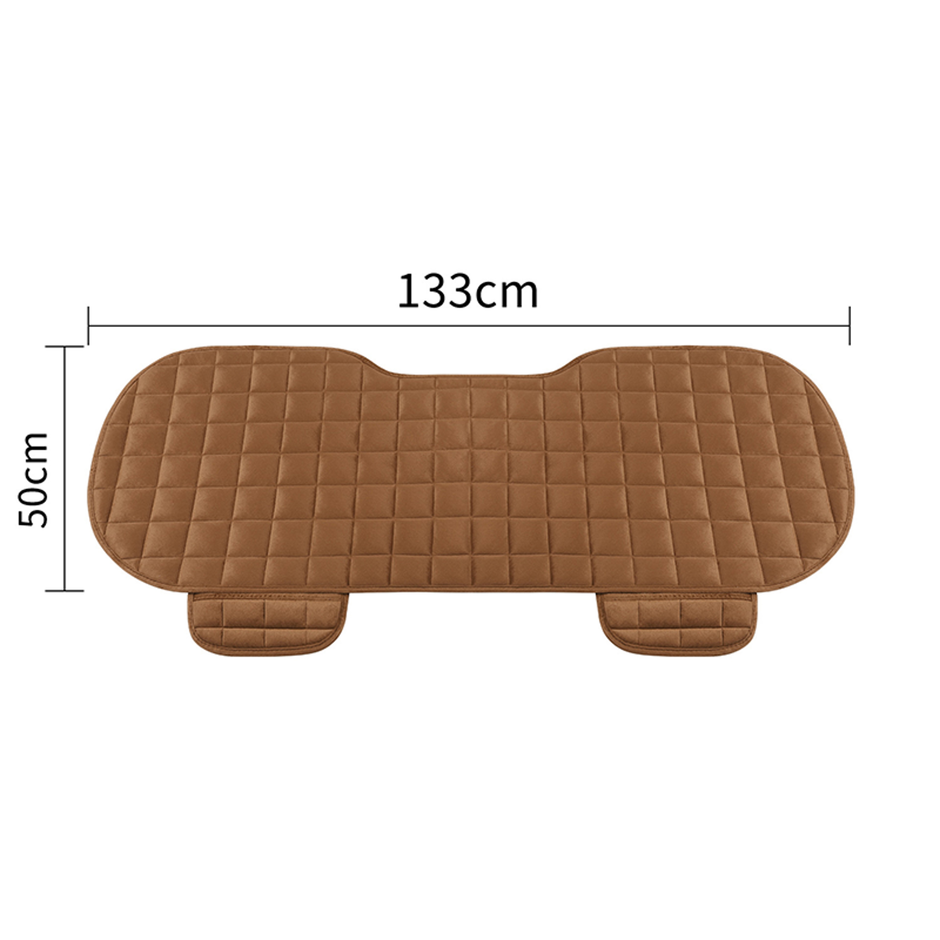 Flocking Cloth Car Seat Cover Front Rear Non Slide Winter Auto Protector Mat Pad Keep Warm Universa 2