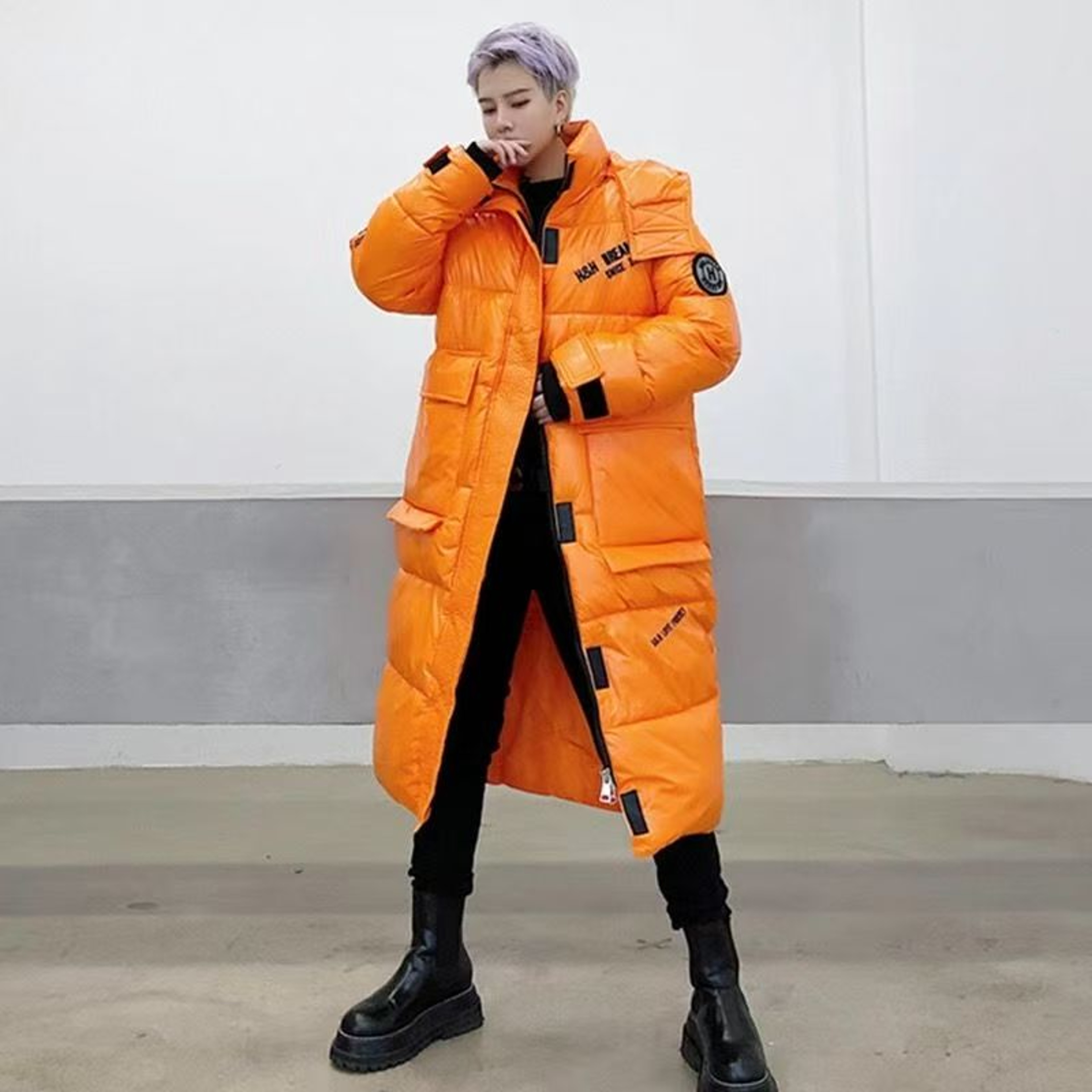Womens Brand Ski Hooded Coat Winter Long Down Jacket Mens Shiny Waterproof White Duck Down Warm Lig 1