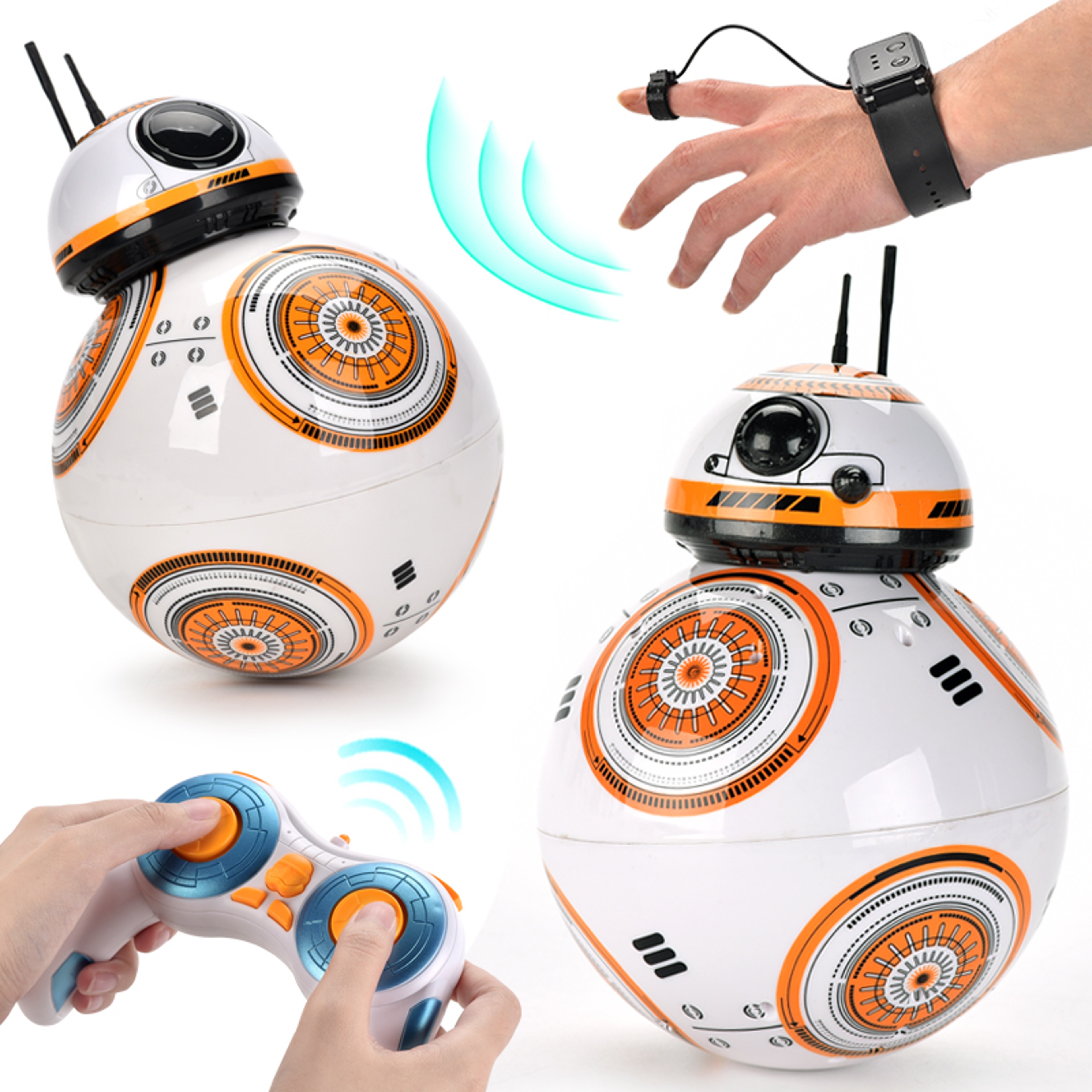 Intelligent RC Robot With 24G Radio Remote Control Gesture Induction Sensor And Sound Watch Model F 0