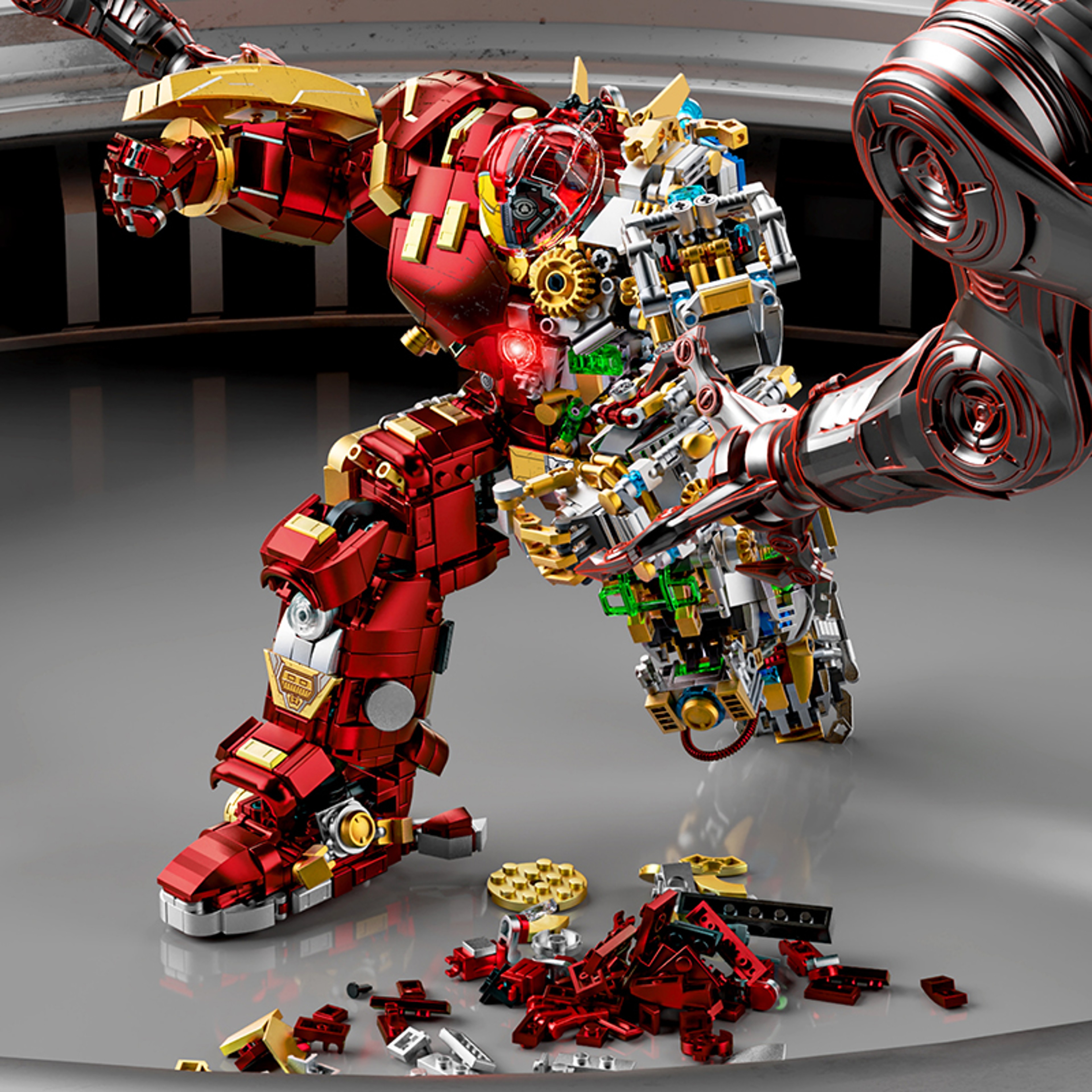 Iron Heroes Blocks Mech Building Sets Action Figures For Kids And Adults 1