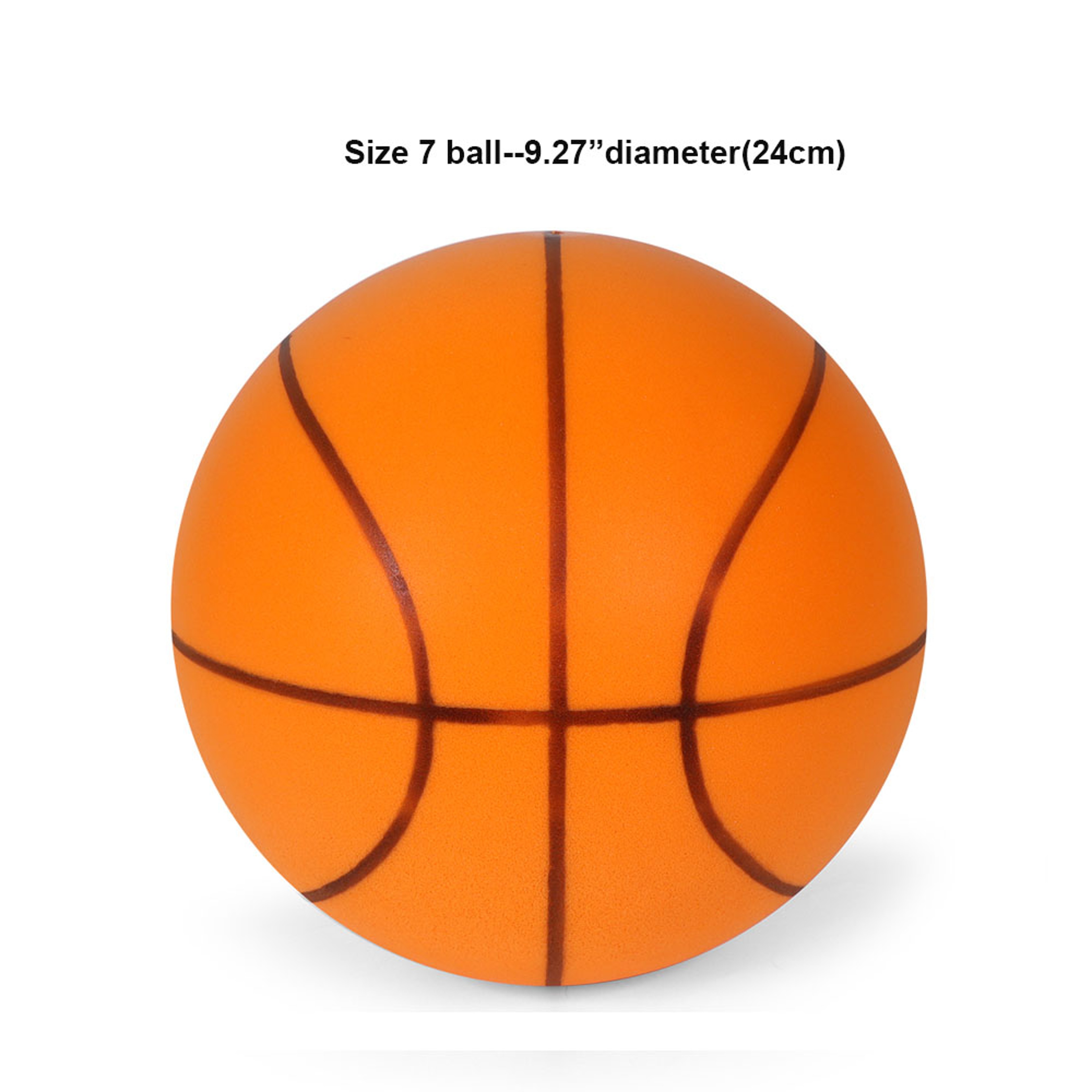 Indoor Basketball High Bounce Silent Dribbling Foam Ball Noiseless Nondeforming For Training 7