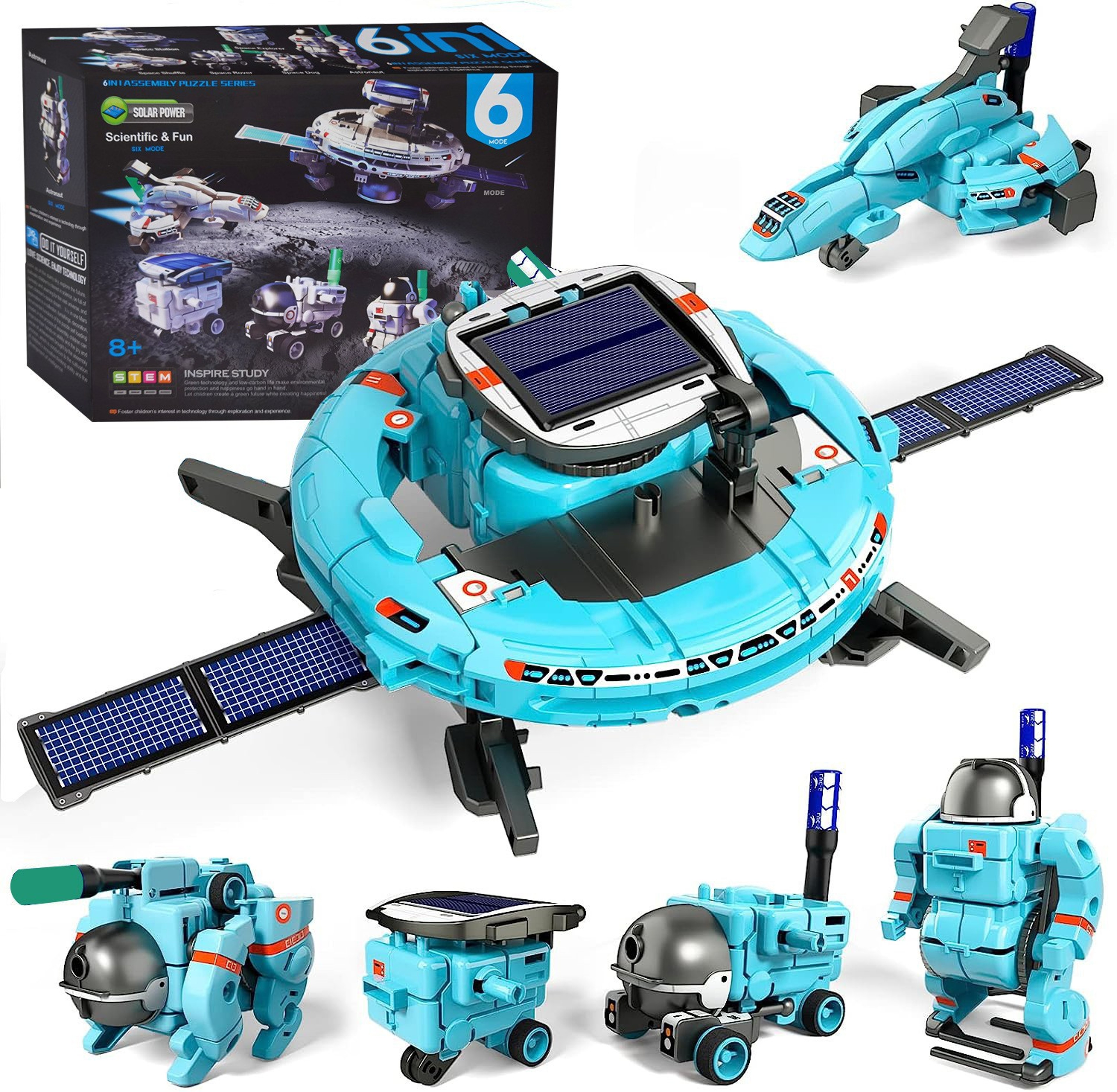 Educational Solar Robot Kit Science Experiment Toys Gifts For Kids Building Set For Boys And Girls 5