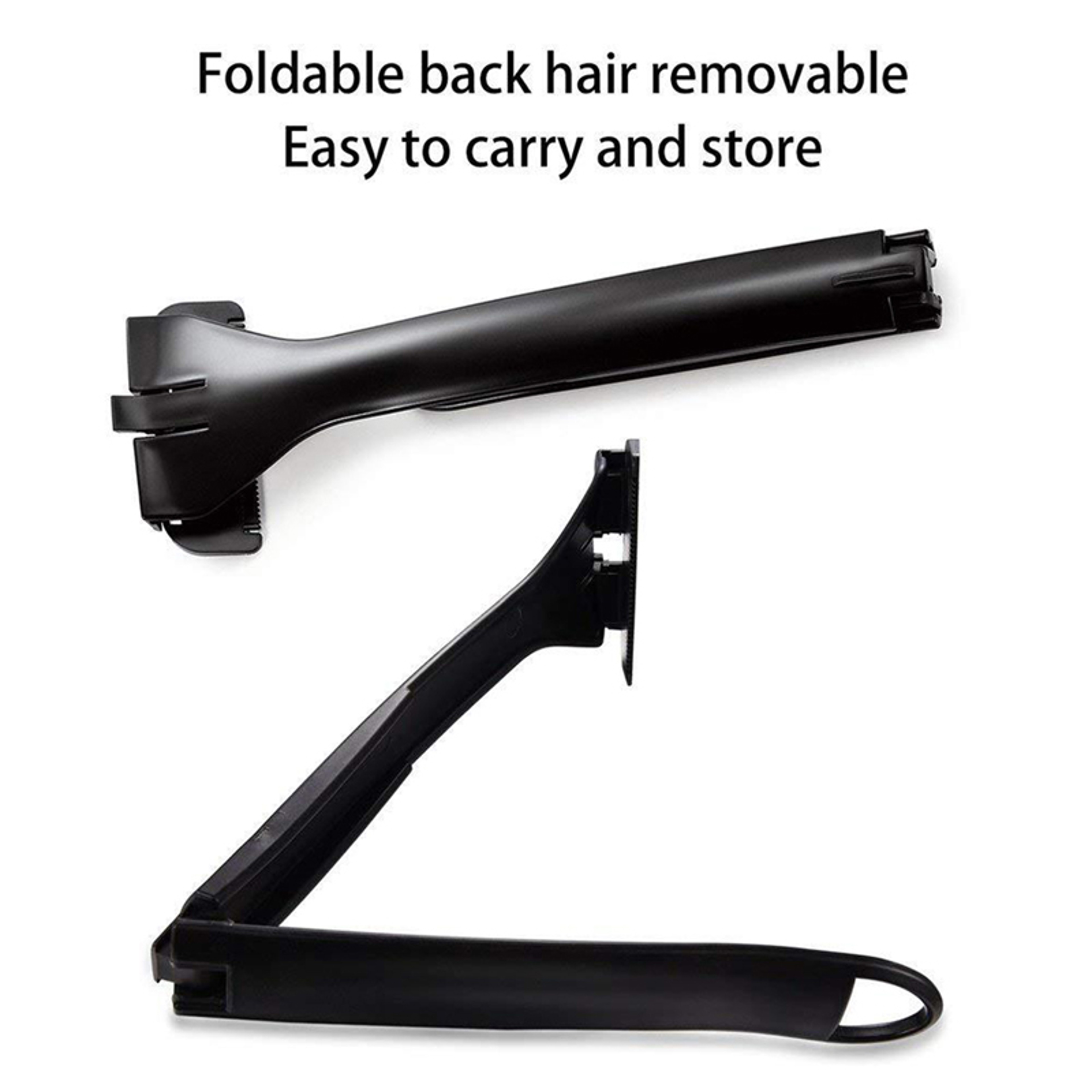 Foldable Back Shaver for Men Adjustable Trimmer Long Handle Razor Safe Groomer for Body Hair – view 4