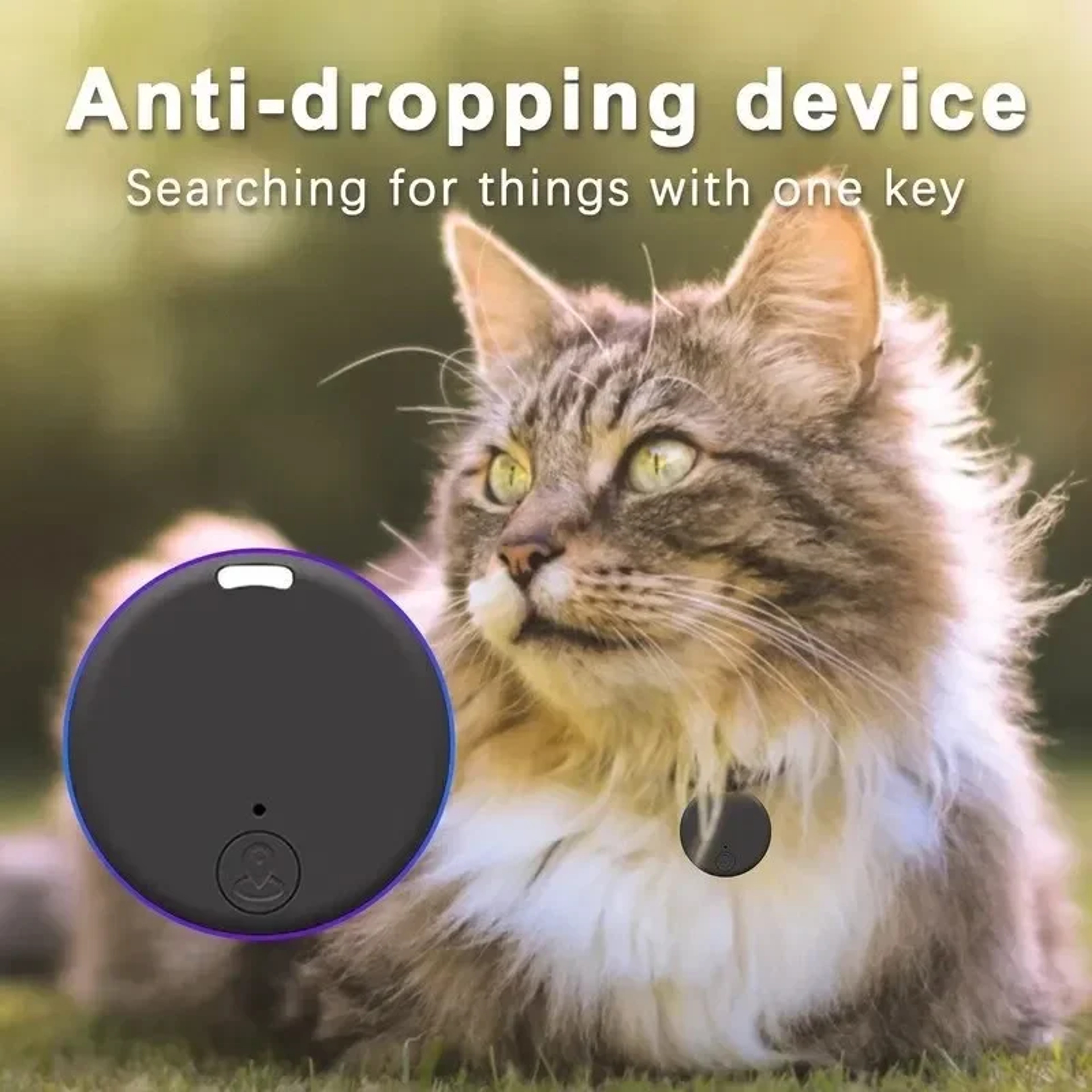 Bluetooth GPS Tracker For Pet Kids Bag Wallet AntiLost Smart Finder Locator Accessory IOS Android T 2