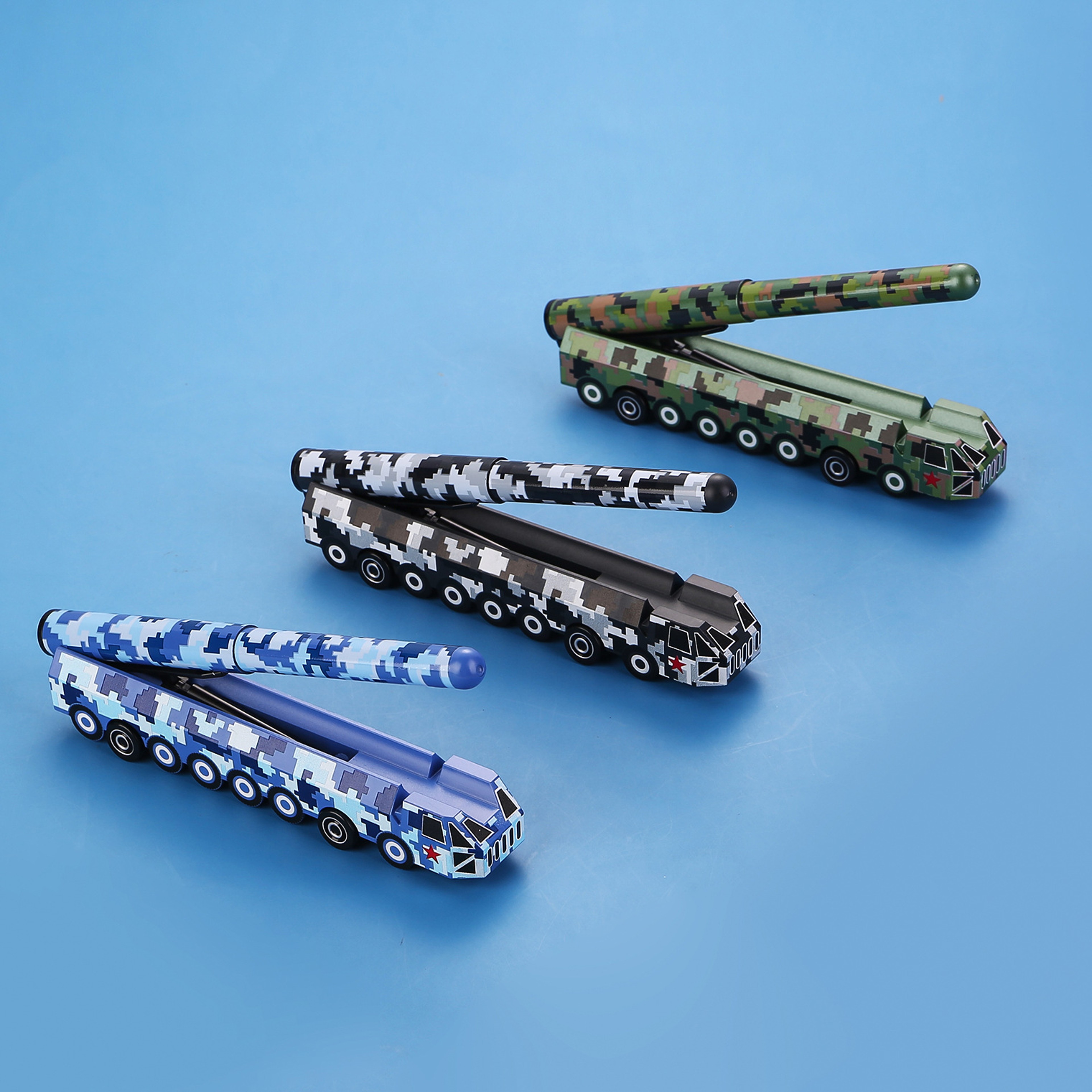 Creative Dongfeng Missile Design Neutral Pen Cute Gel Pen Simulation Model Stand Signature Pen Toy Pen – view 5