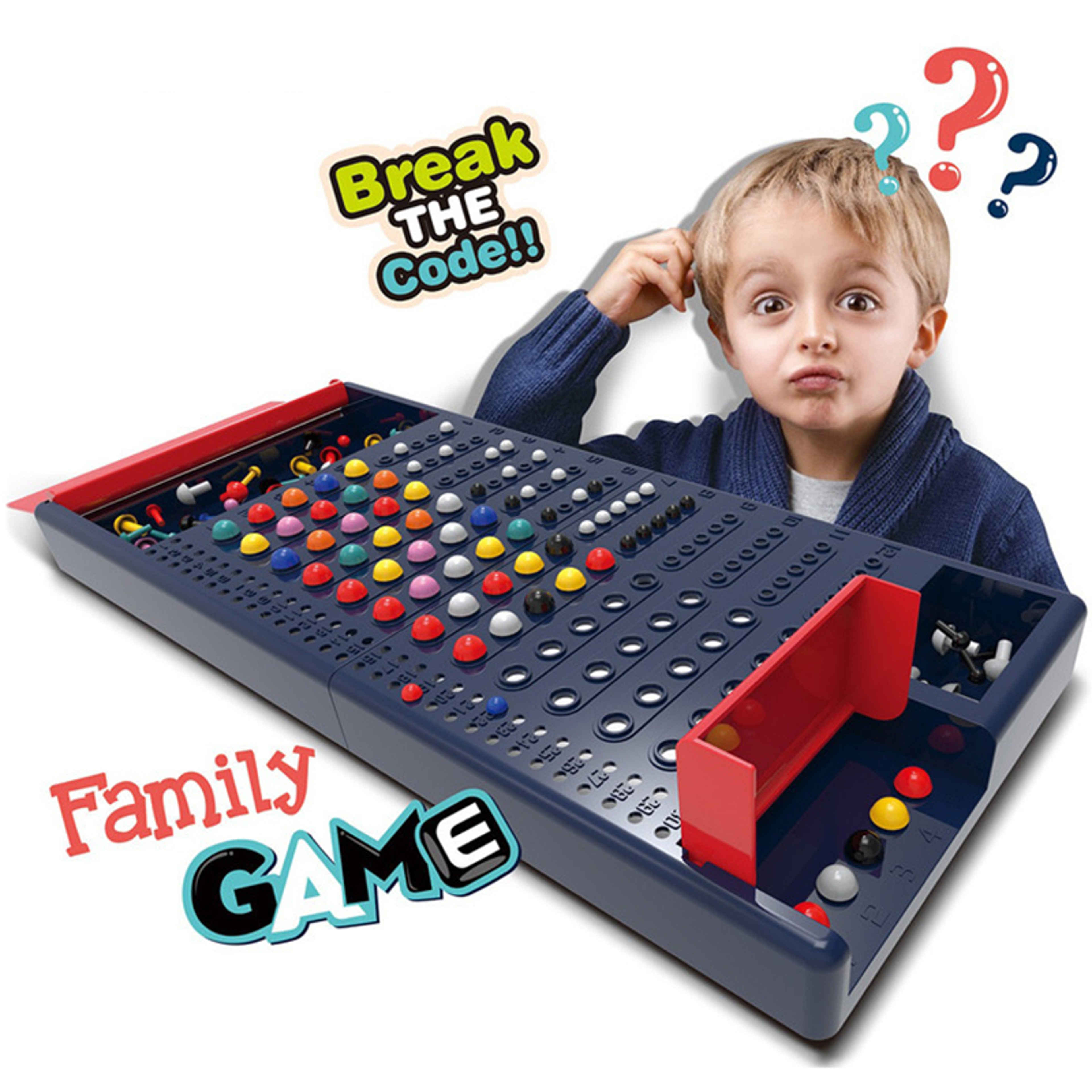 Funny Strategy Secret Code Board Game Multiplayer Interactive Break The Code Party Games for Kids Adults – view 1