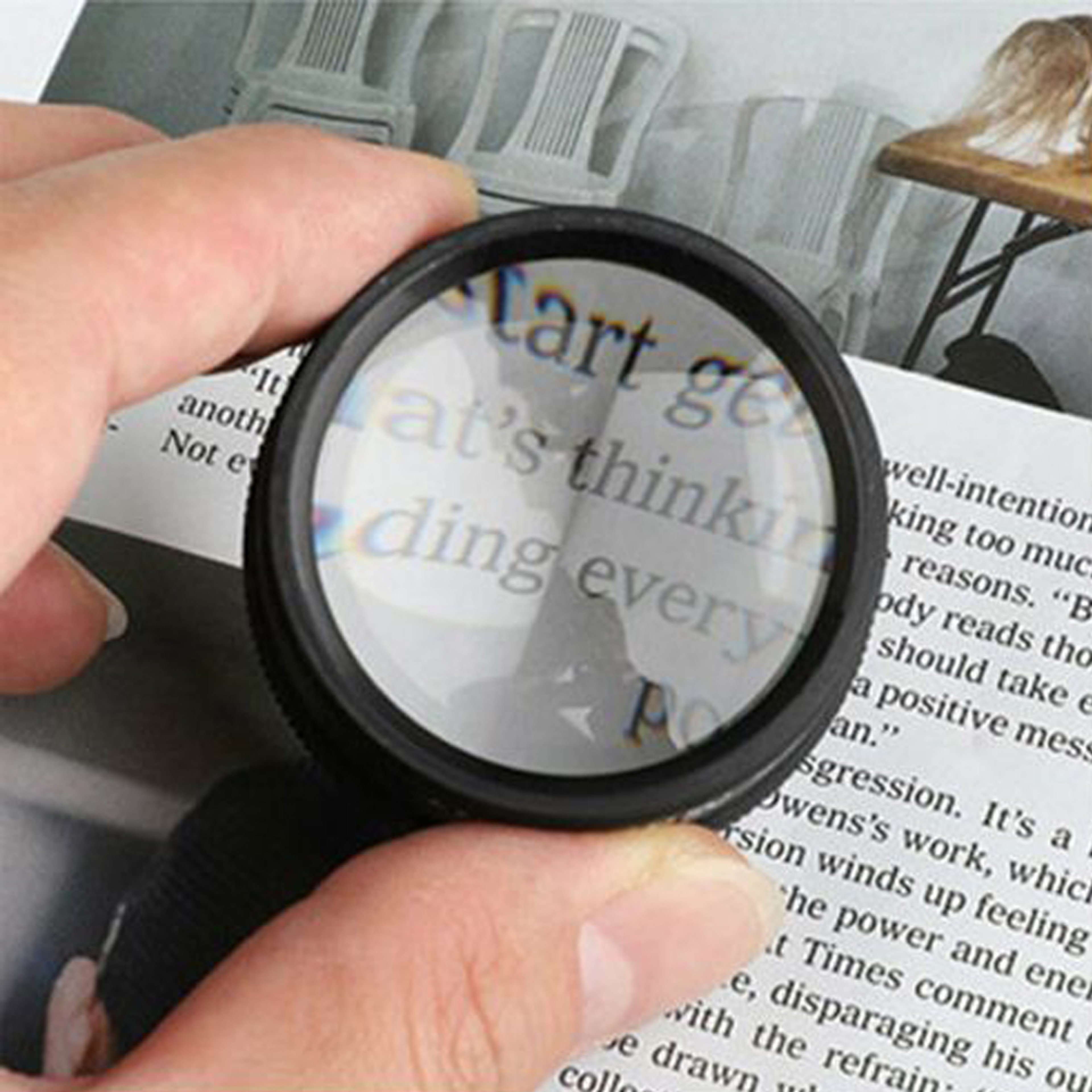 HD Magnifying Pocket Loupe Optical Glass Lens For Coins Stamps Jewelry Measuring Microscope Premium 2