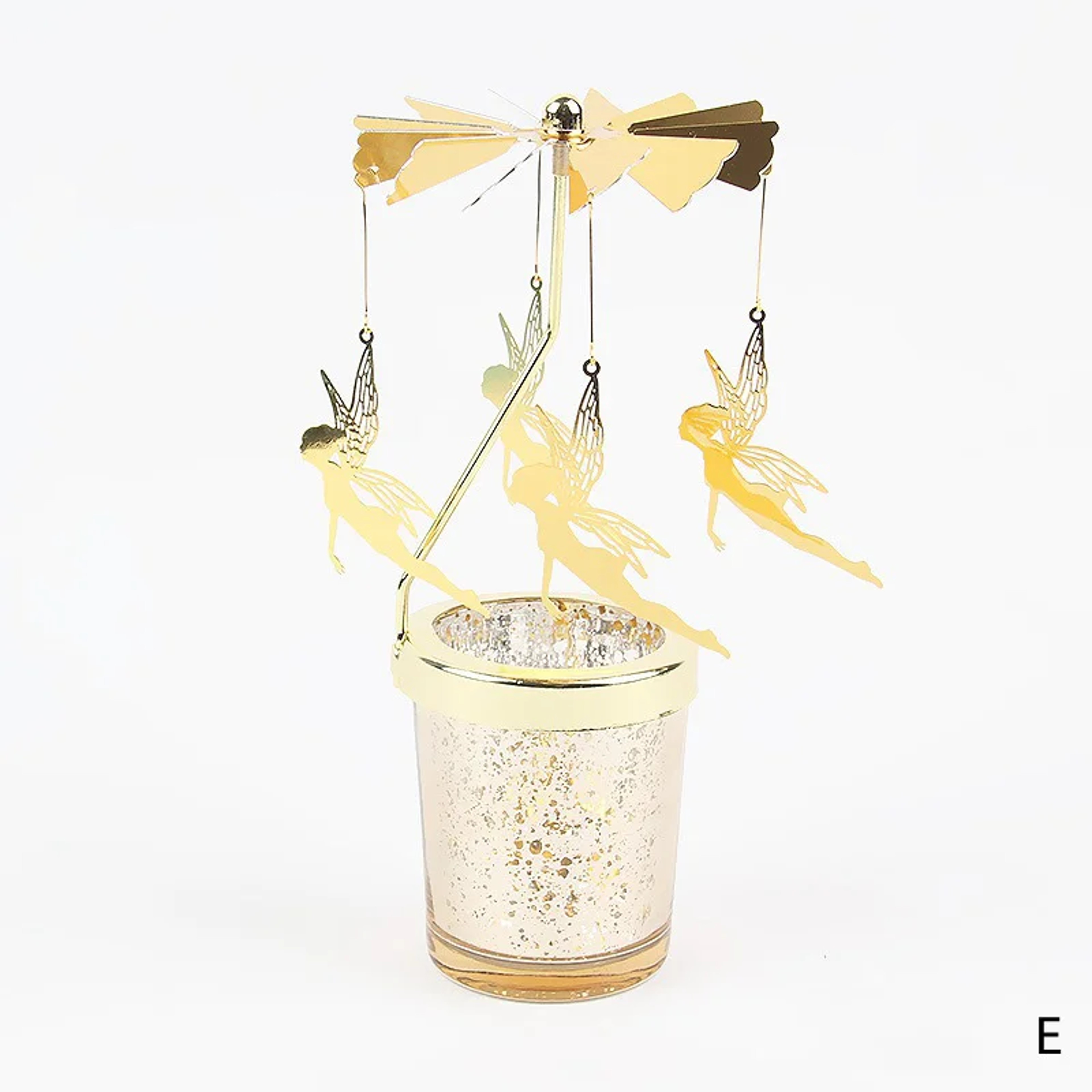 Carousel Candle Stand Hot Rotating Candlestick Hallowmas Home Decoration Party Room Gift 3