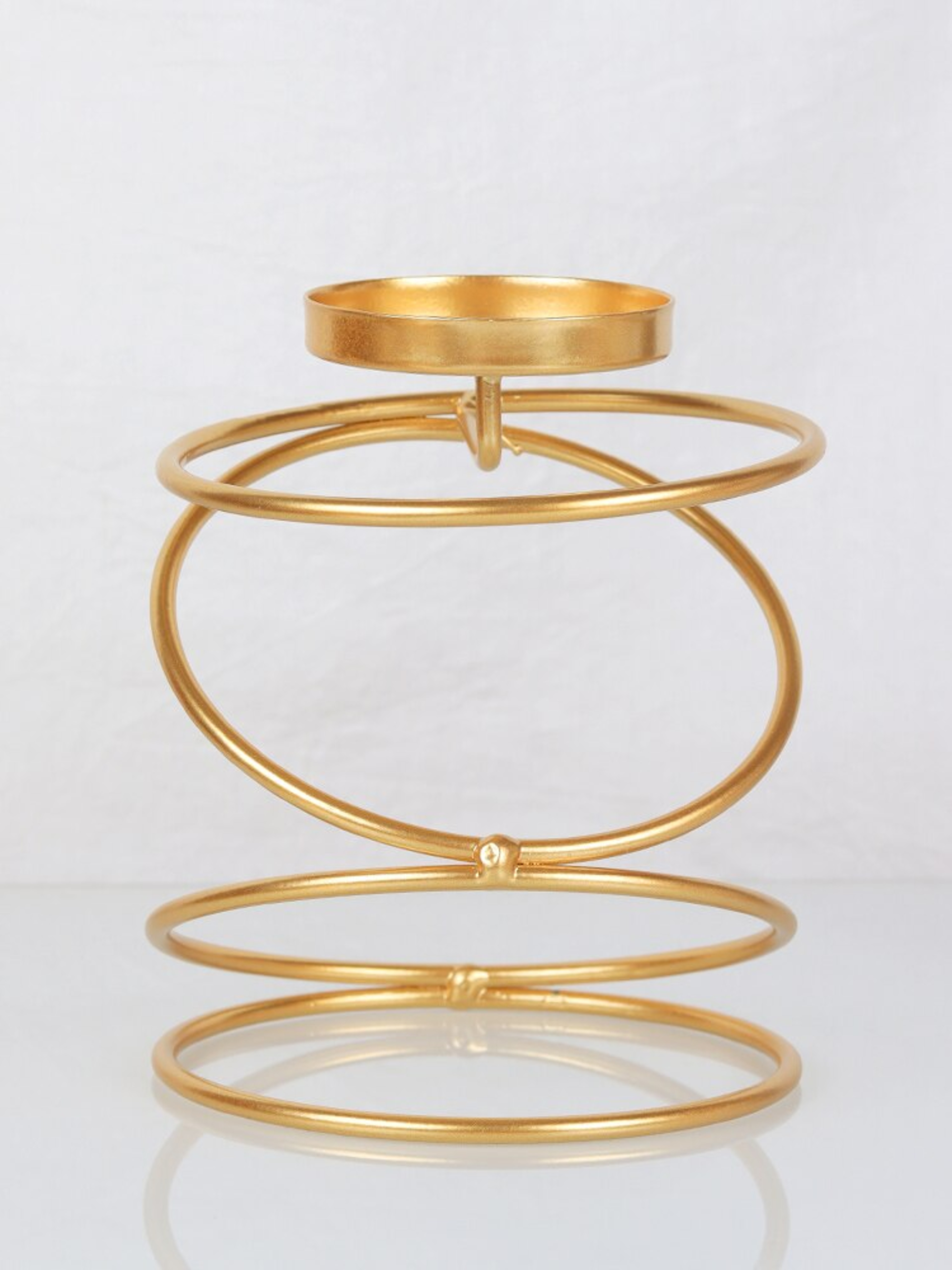 Simple Golden Metal Candle Holders Luxury Style Bar Wedding Decor Home Candlestick – view 3