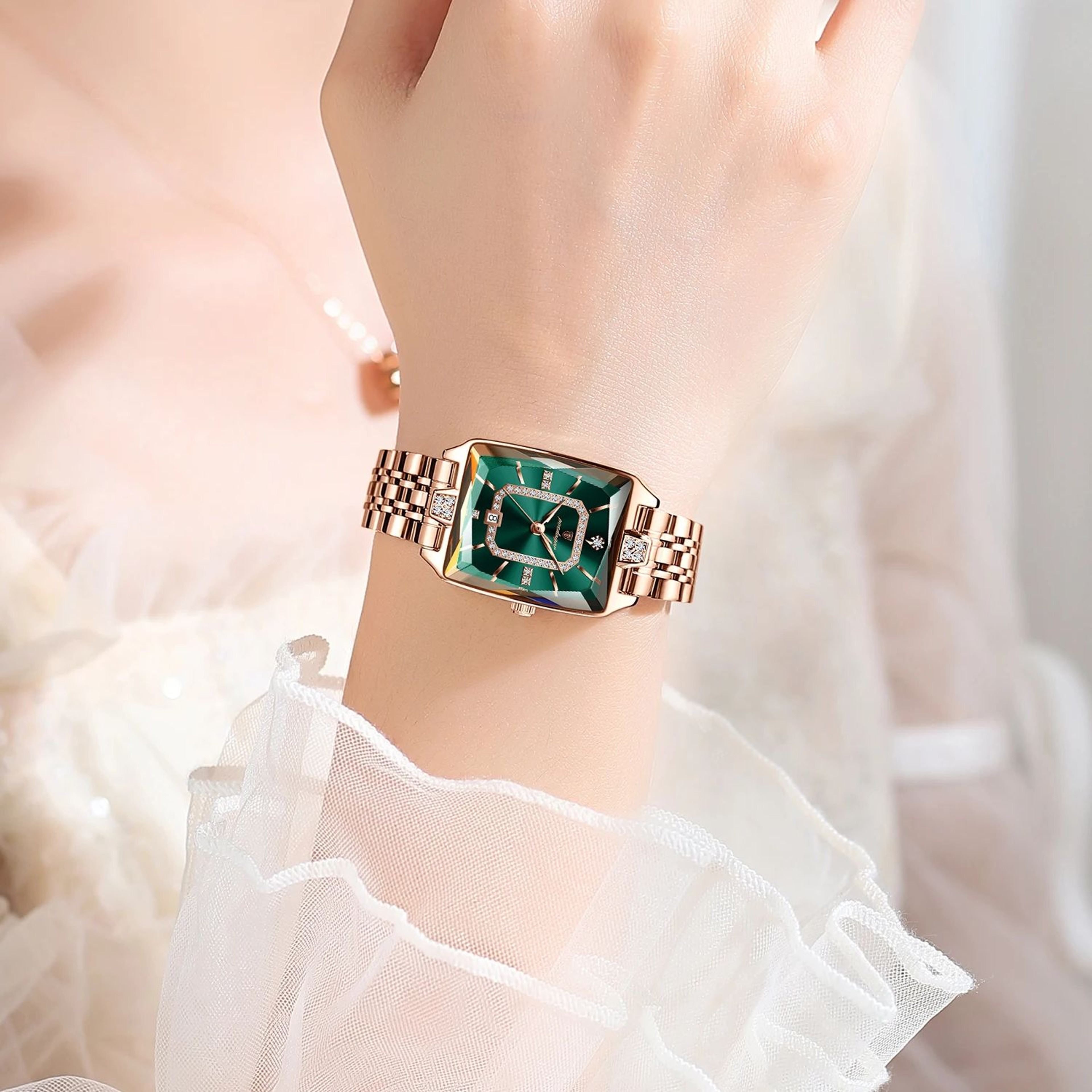 Premium Elegant Womens Watches Waterproof Ladies Wristwatch Stainless Steel Quartz Luxury Date Watc 3