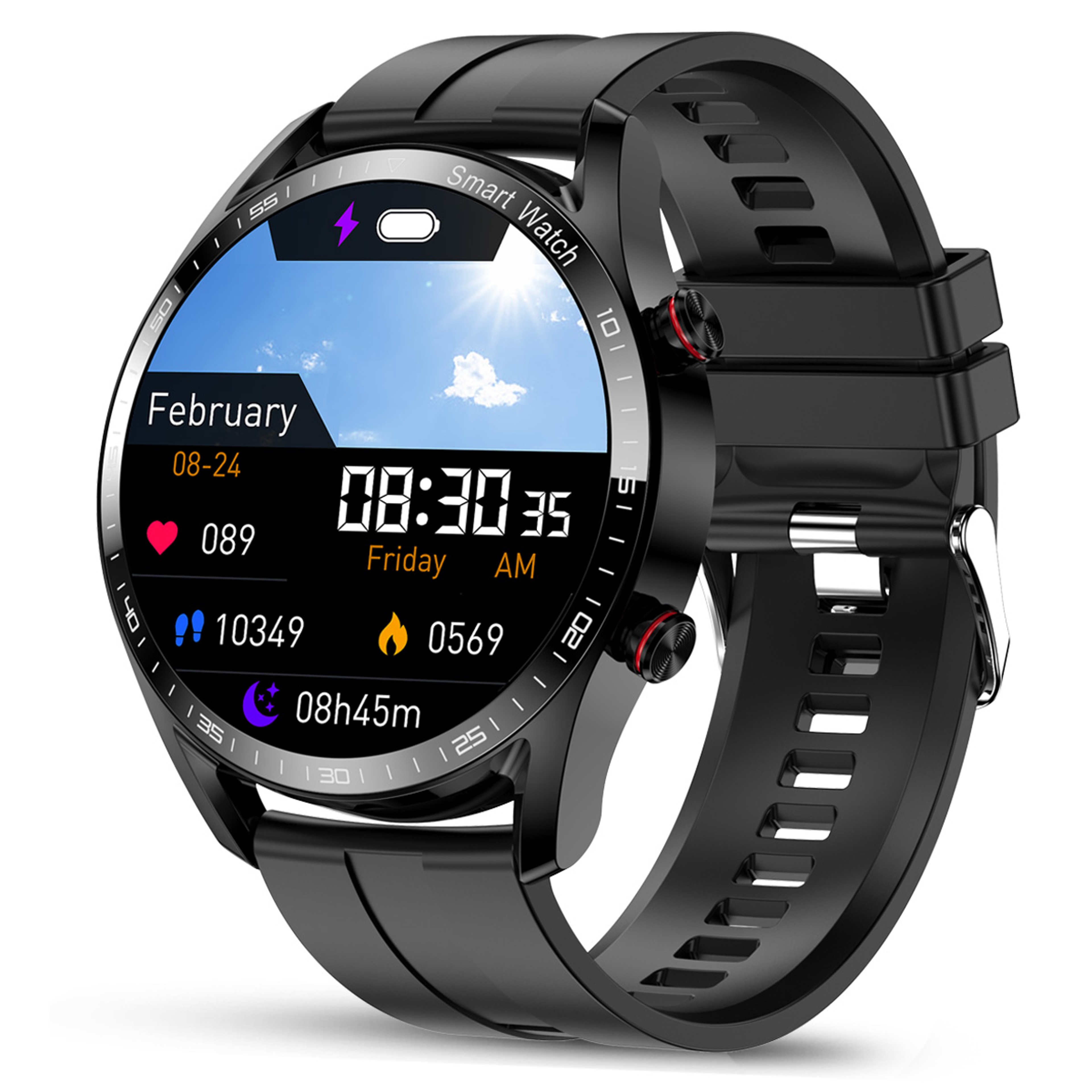 Bluetooth Call Smart Watch Men Waterproof Health Monitoring MultiSport Mode Business Smartwatch 7