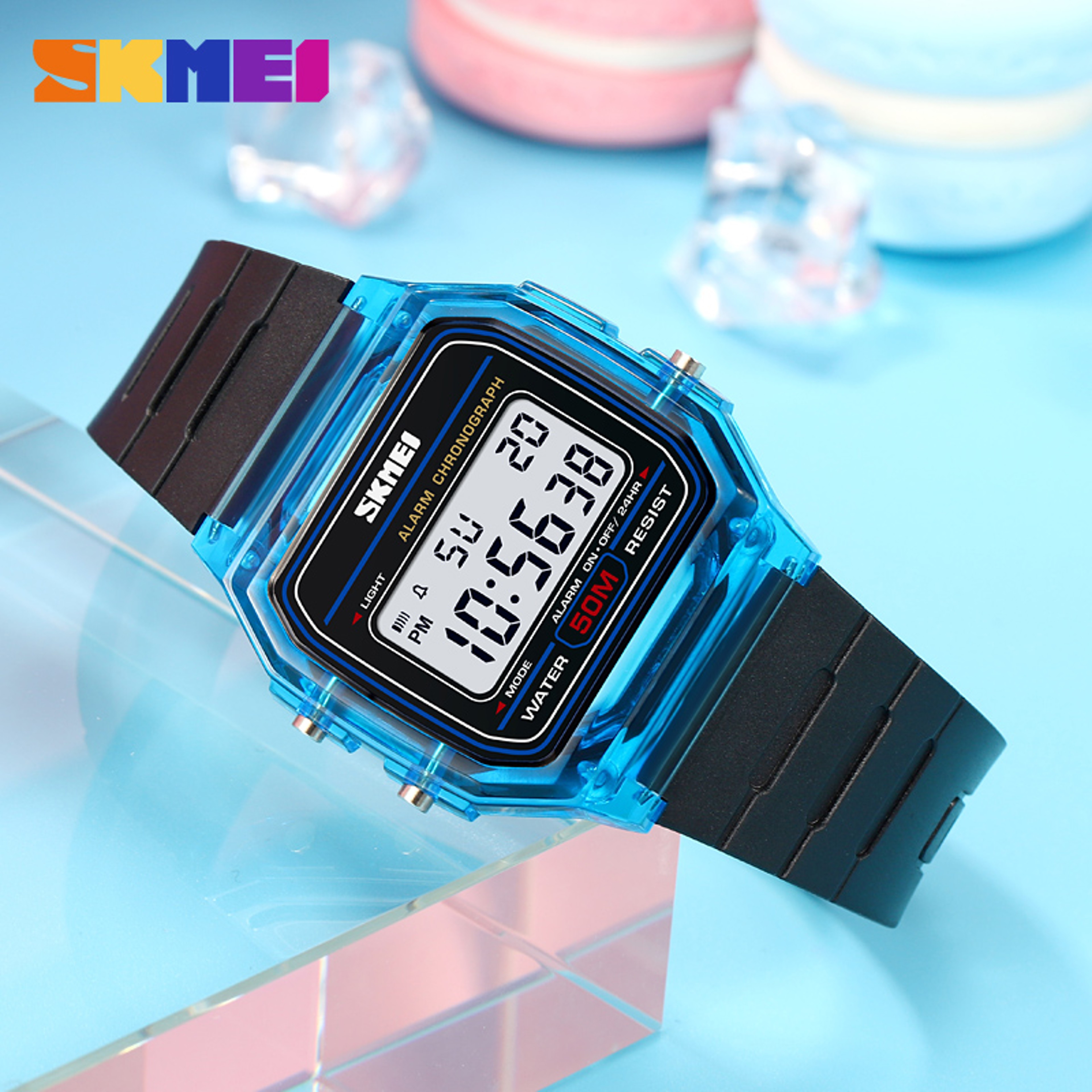 Waterproof Sports Watch For Men Women Digital Countdown Date Wristwatches 2