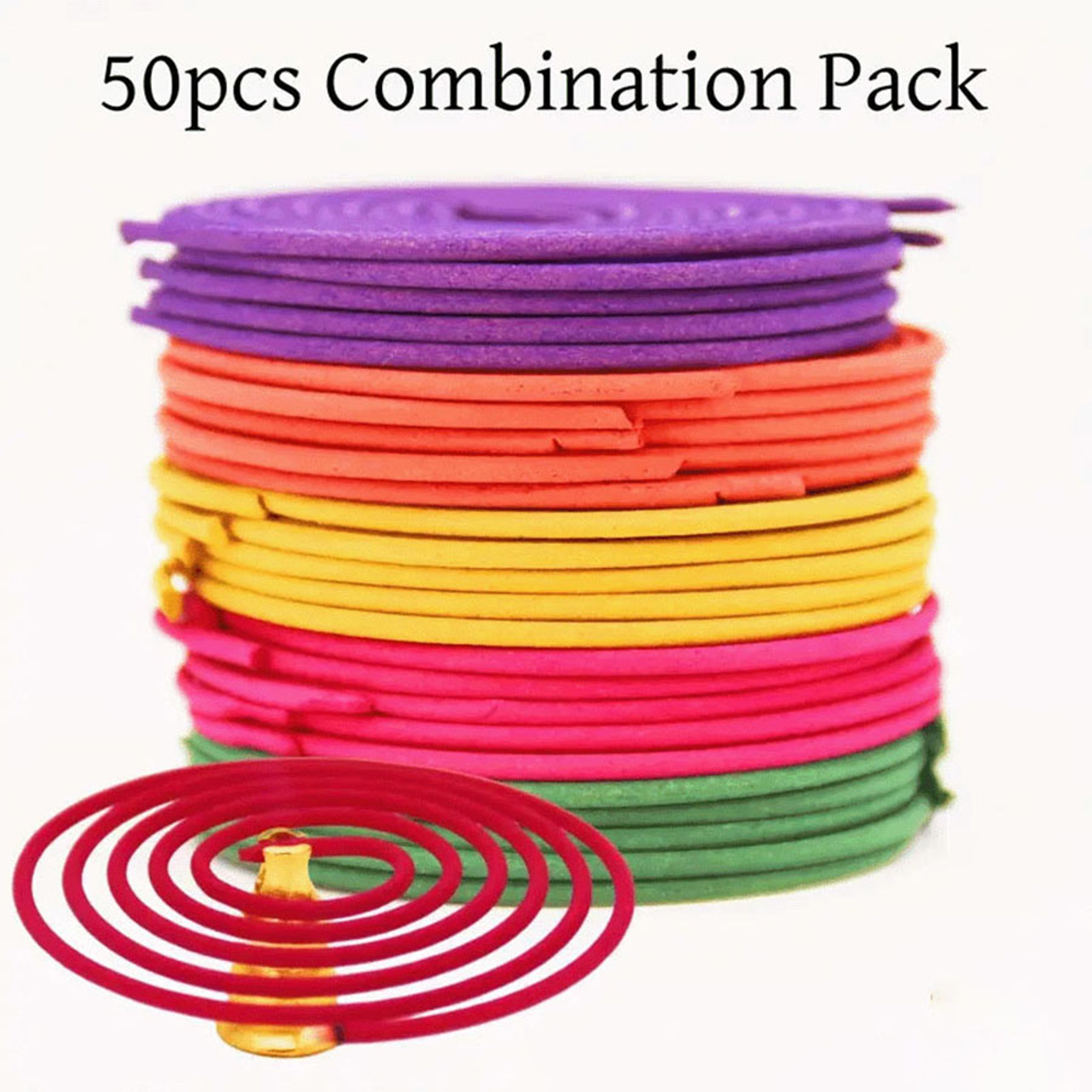 Spiral Shape Mixed Fragrance Incense Sticks Lemon Rose Jasmine Lavender Orange Mild Fragrance – view 7
