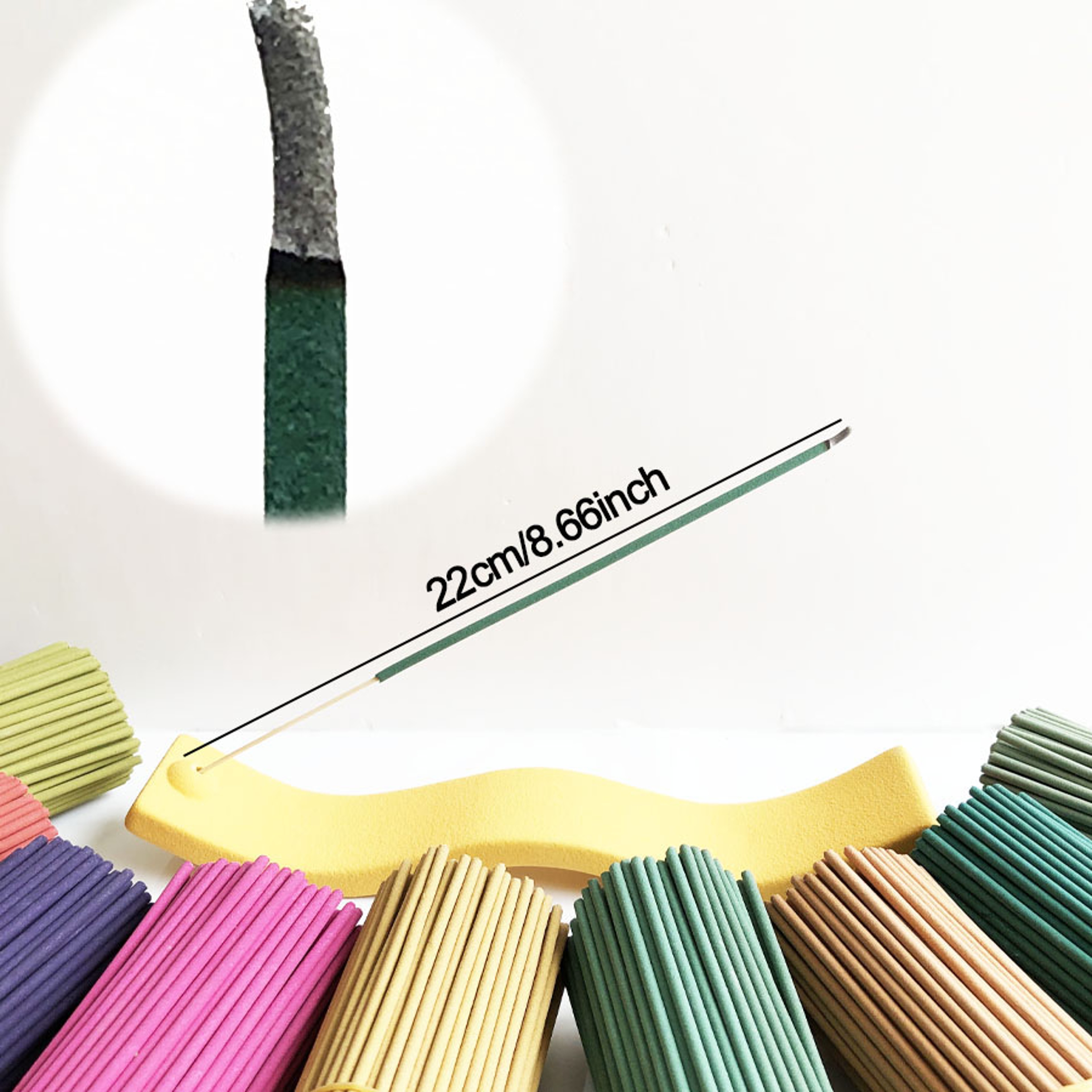 Handmade Bamboo Stick Incense Clean Less Powder Mixed Flower And Grass Fragrance LongLasting Scent