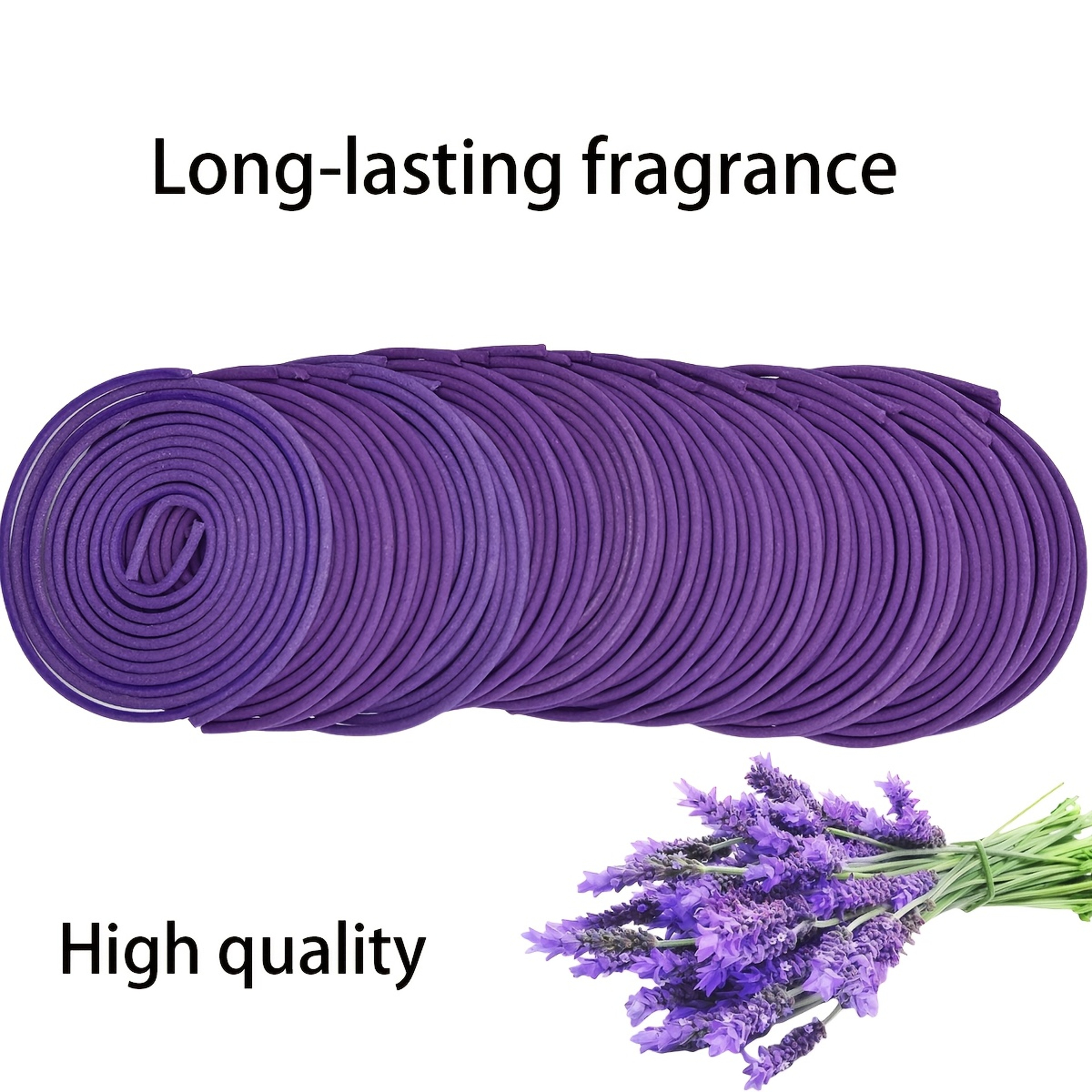 Lavender Scented Spiral Candles Fresh Elegant Fragrance LongLasting Burning Time For Yoga Meditatio 2