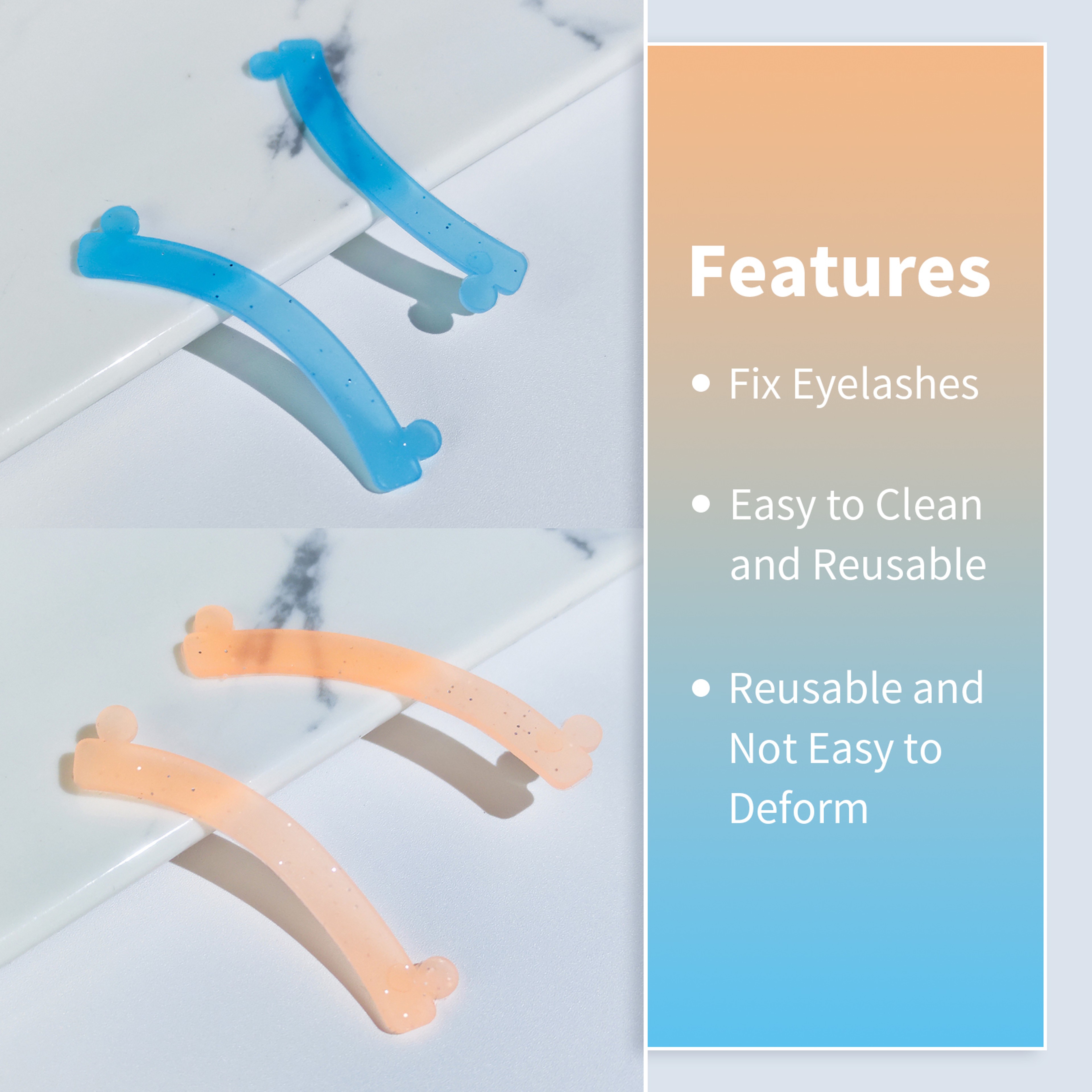 Libeauty Colorful Silicone Eyelash Rods Colors Lash Lift Ribbon Perm Soft Multi-Functional Makeup Tools – view 6