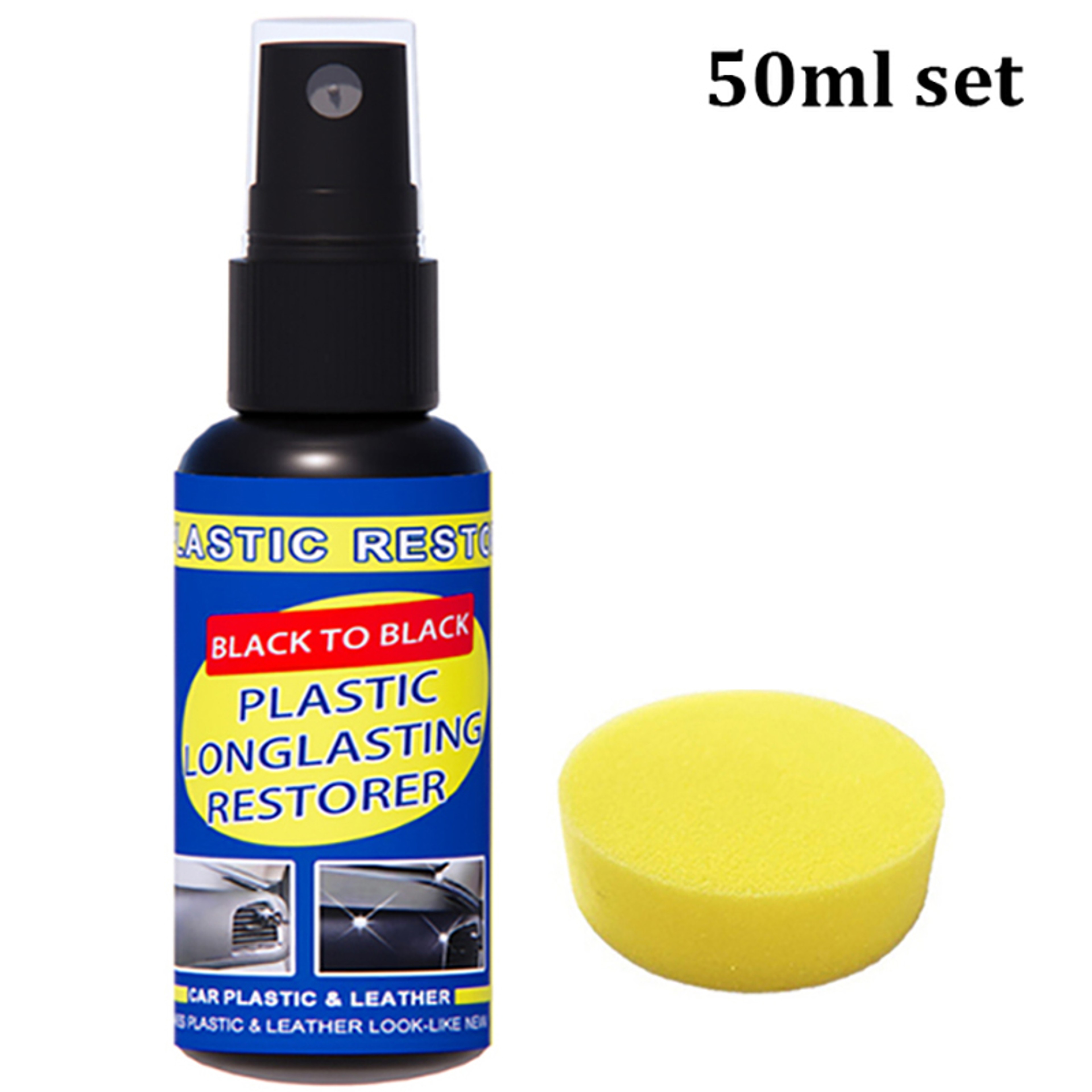 Back To Black Gloss Car Plastic Restorer And Leather Repair Coating Auto Polish Renovator 4