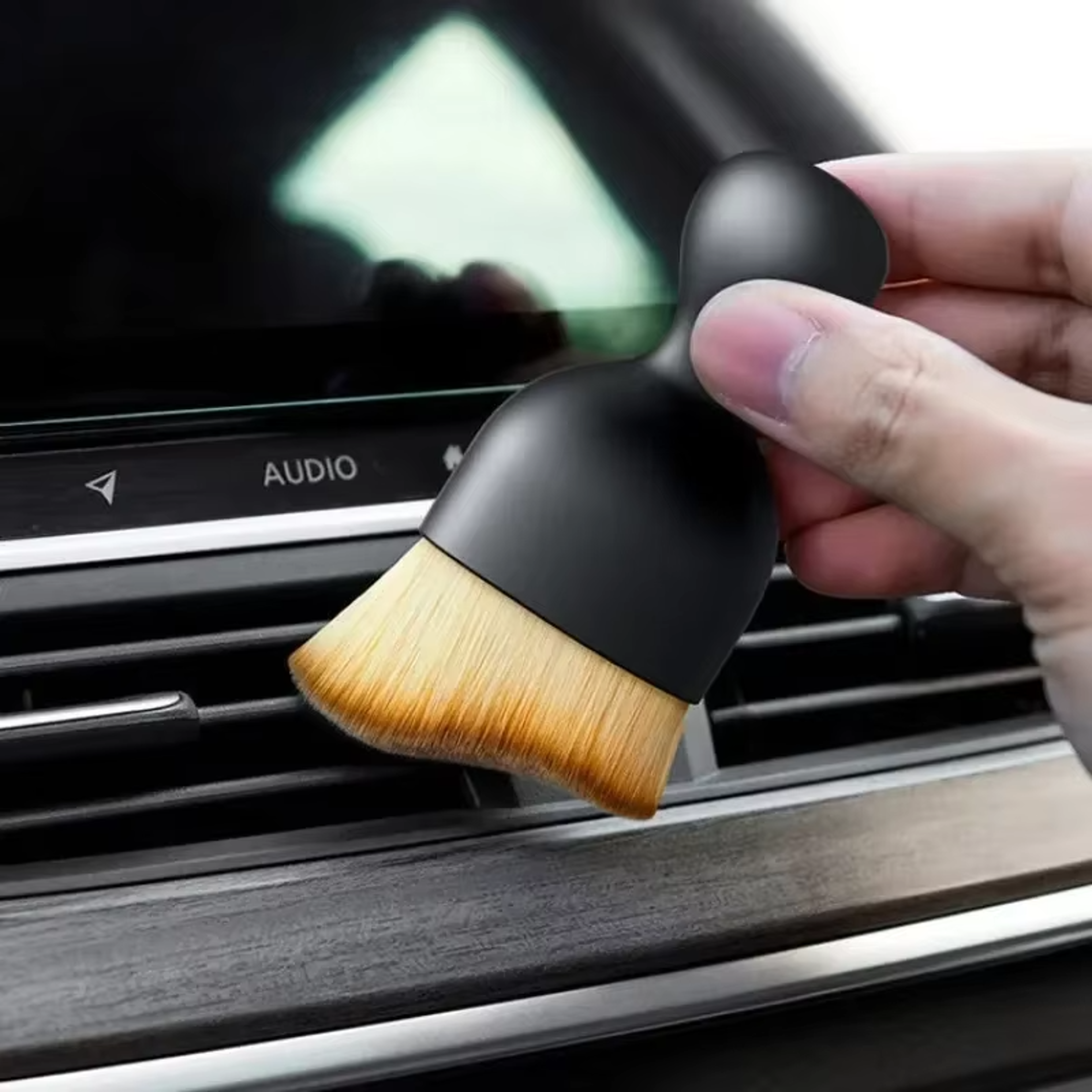 Artificial Car Brush Car Interior Detailing Tool Soft Brush For Dusting Air Vents 2