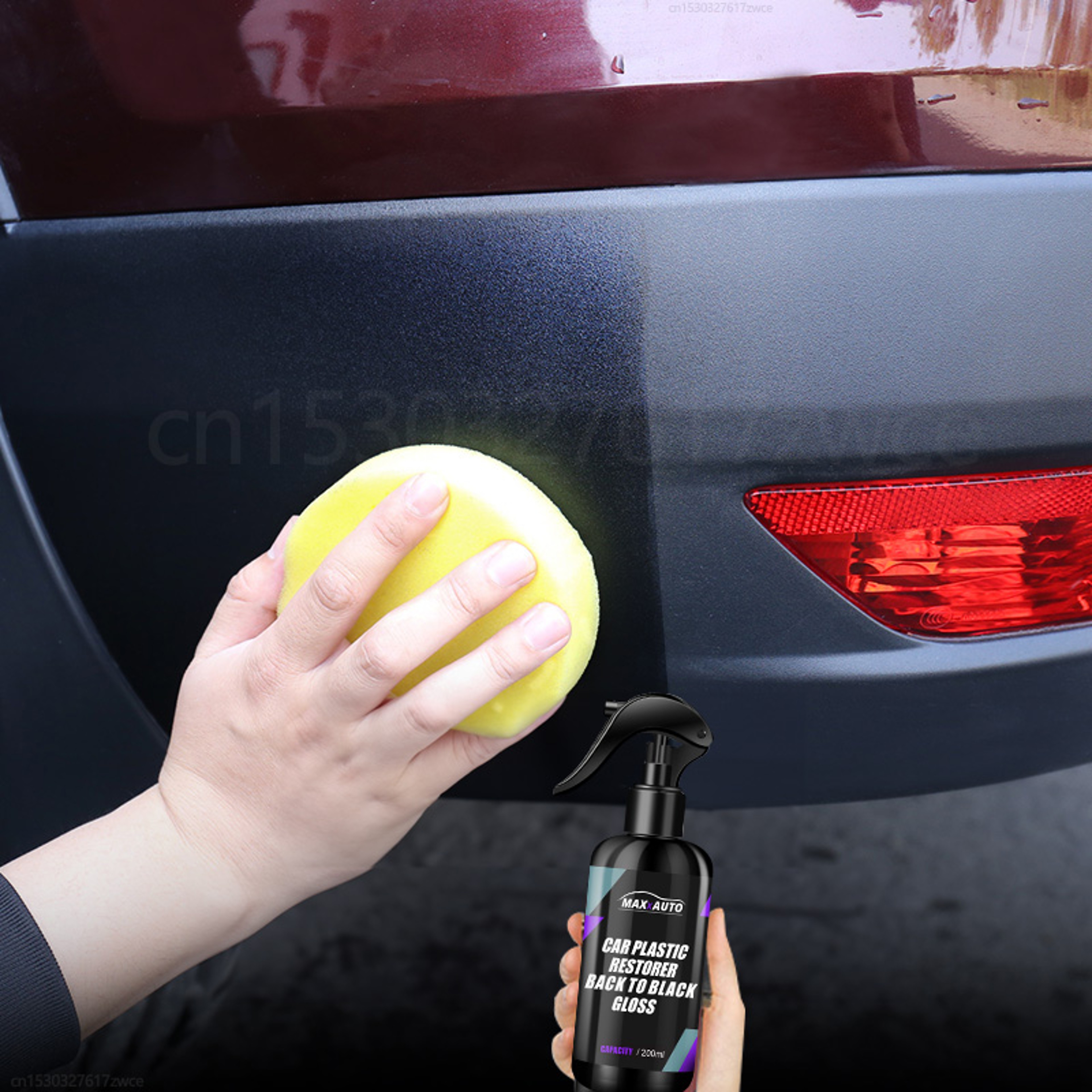 Plastic Restorer Car Gloss Renovator Leather Restore Longlasting Auto Polish Cleaning Product 0
