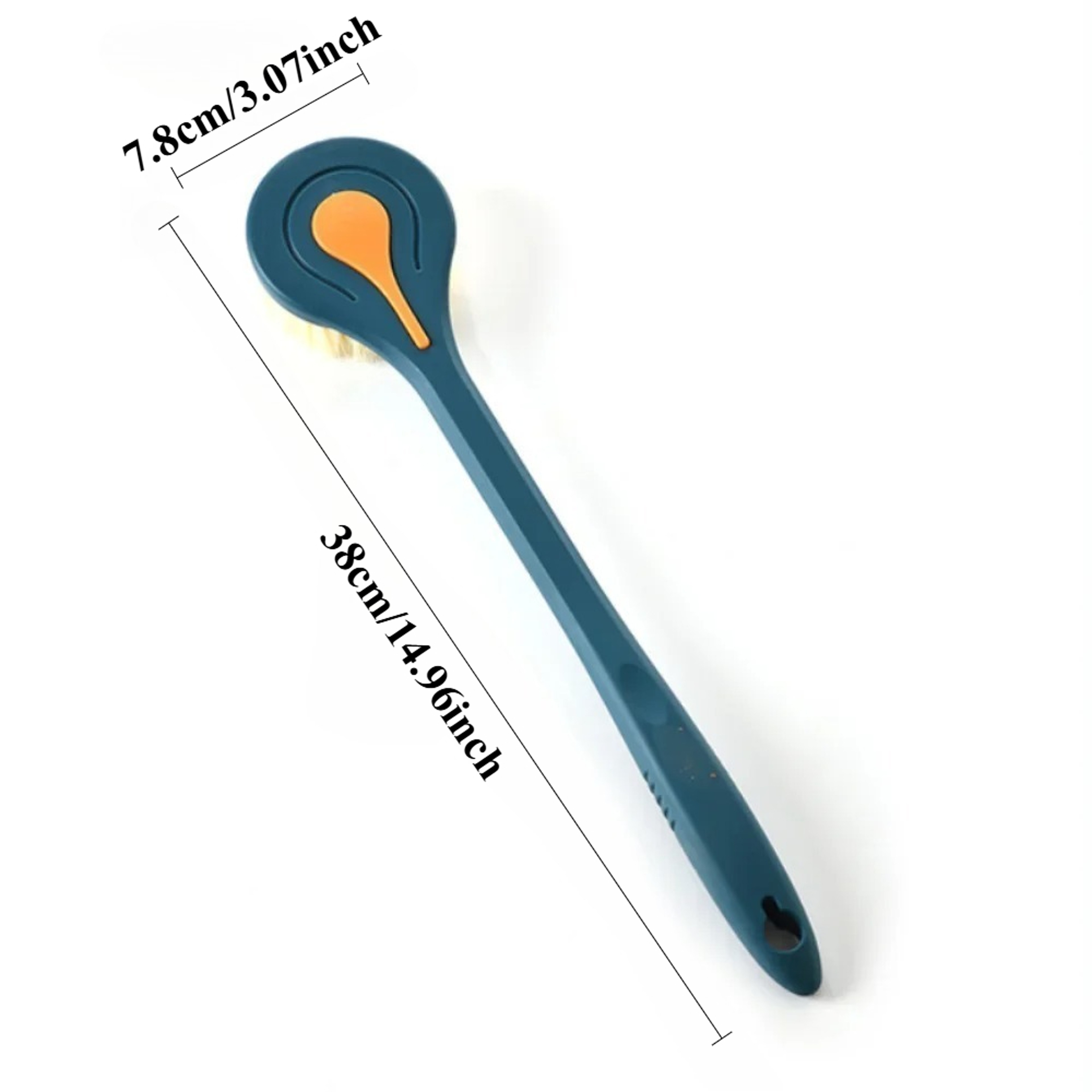 Soft Hair Body Scrub With Extra Long Bath Brush Back Scrubber For Shower Massage 8