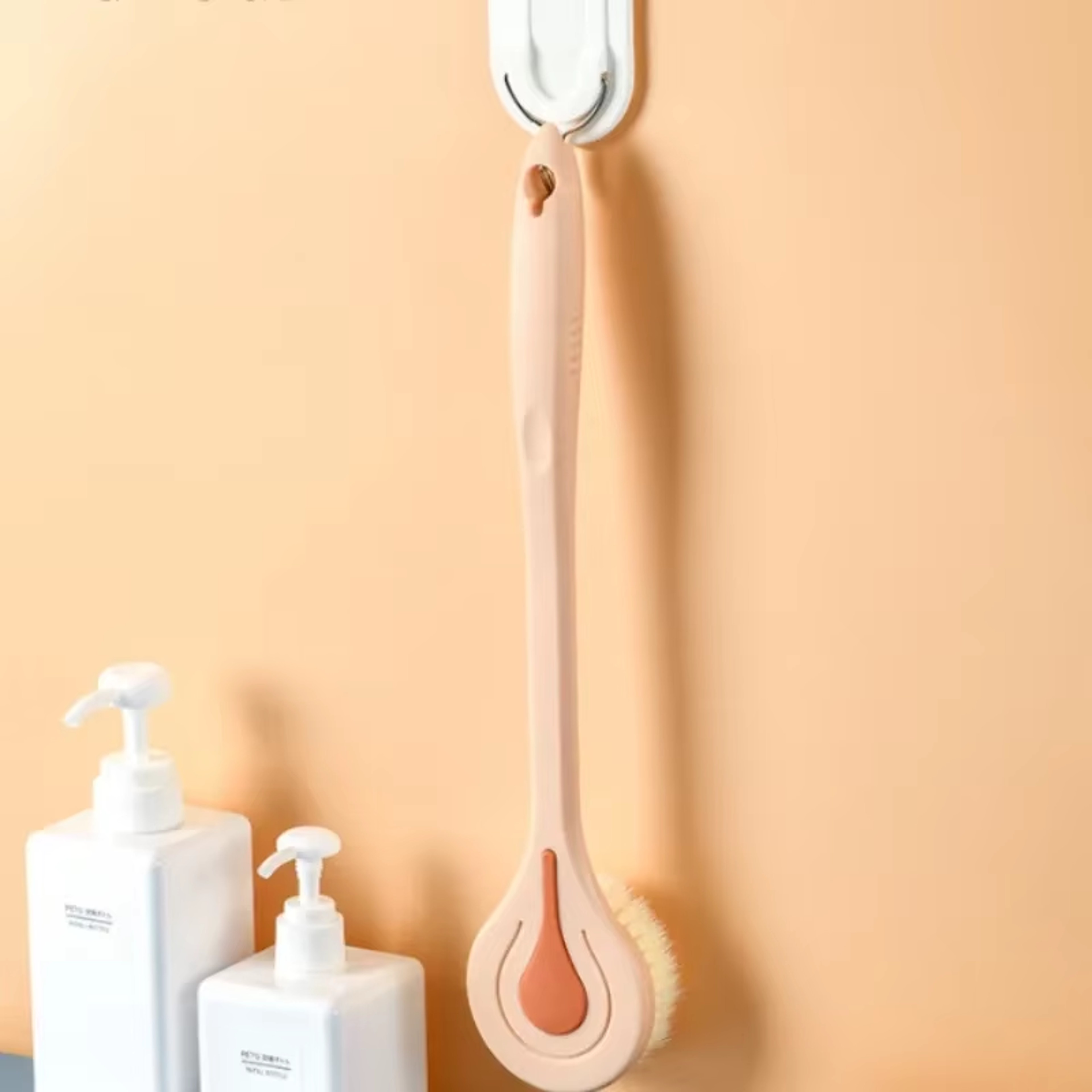 Soft Hair Body Scrub With Extra Long Bath Brush Back Scrubber For Shower Massage 7