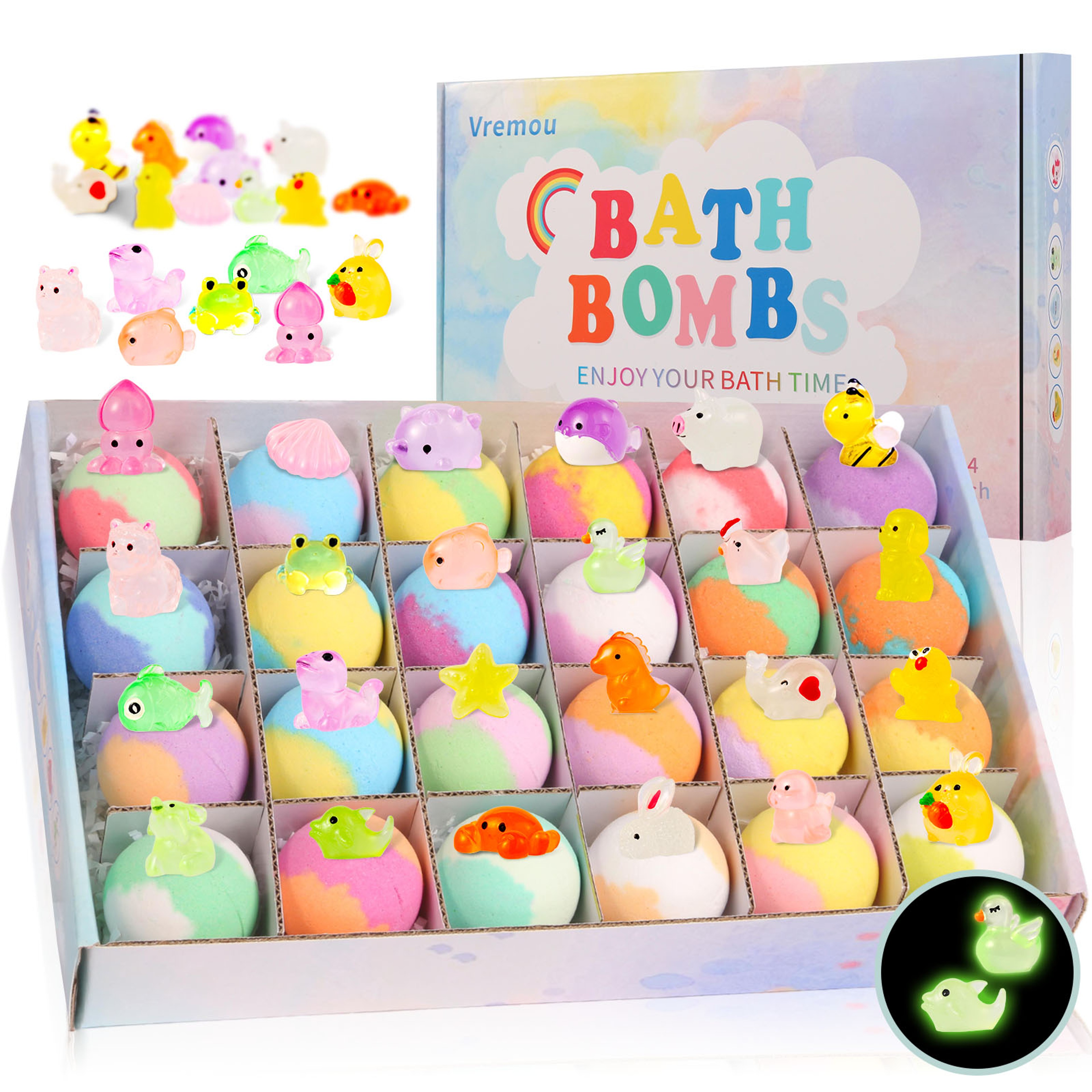 Bath Bombs For Kids With Surprise Inside Natural Organic Kids Bubble Bath Fizzy For Boys And Girls