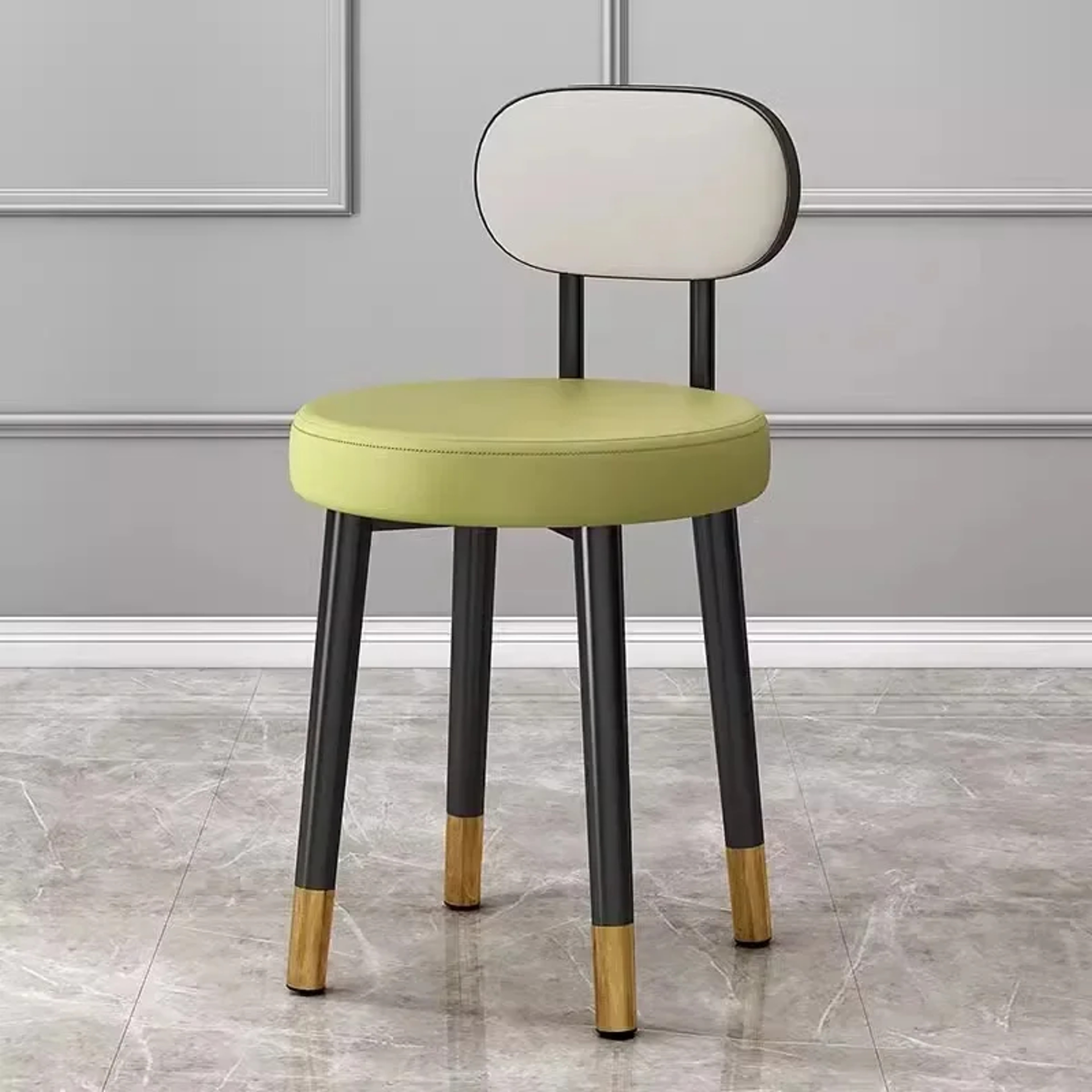 Breathable Creative Dining Chair Home Light Luxury Dining Table And Chair Soft Packaging Bedroom Dr 9