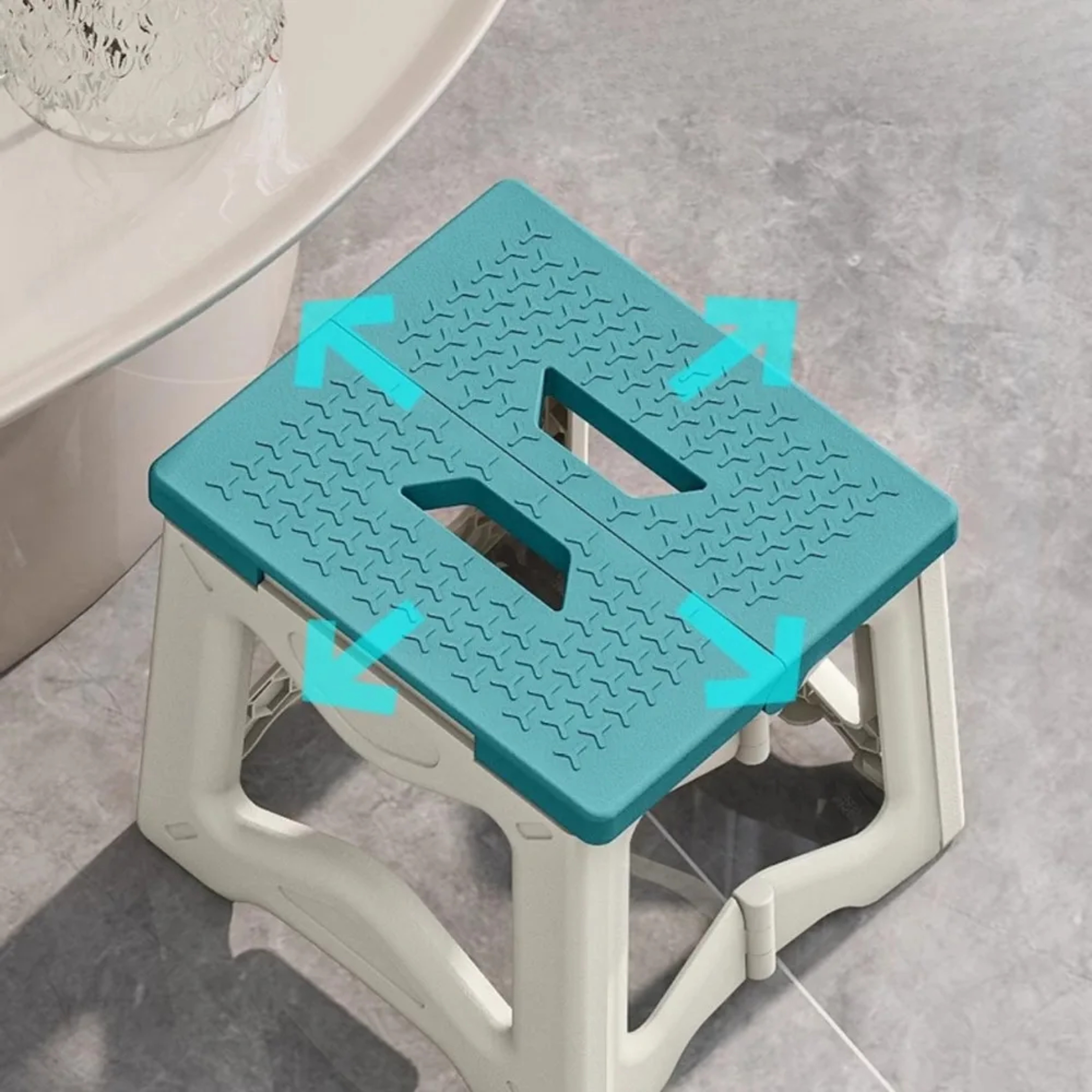 Portable Plastic Folding Stool Low Anti Slip Chair Outdoor Fishing Camping Household Simple Childre 4