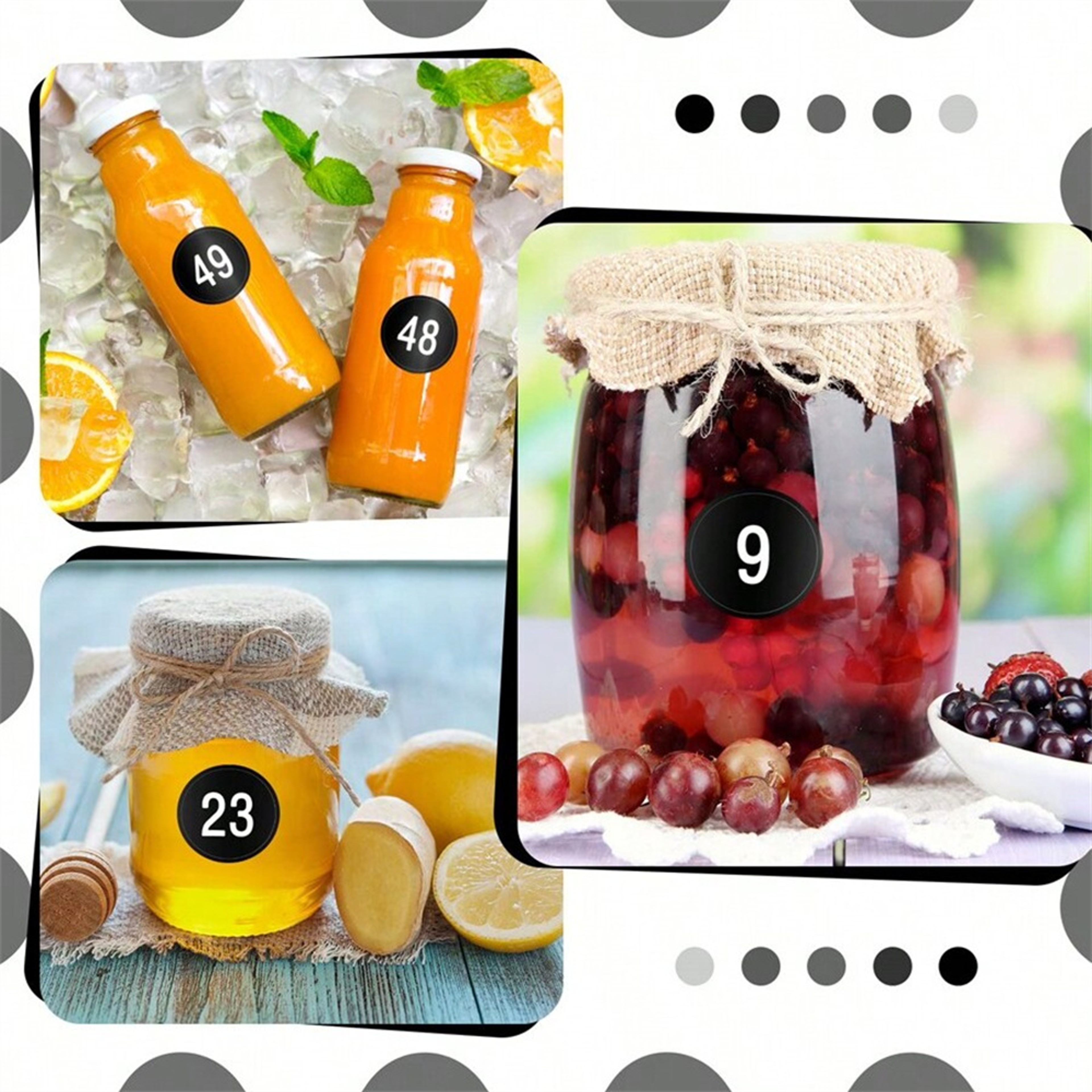 Waterproof Vinyl Number Stickers Sheets Consecutive Decals SelfAdhesive For Party Gift Decoration 2
