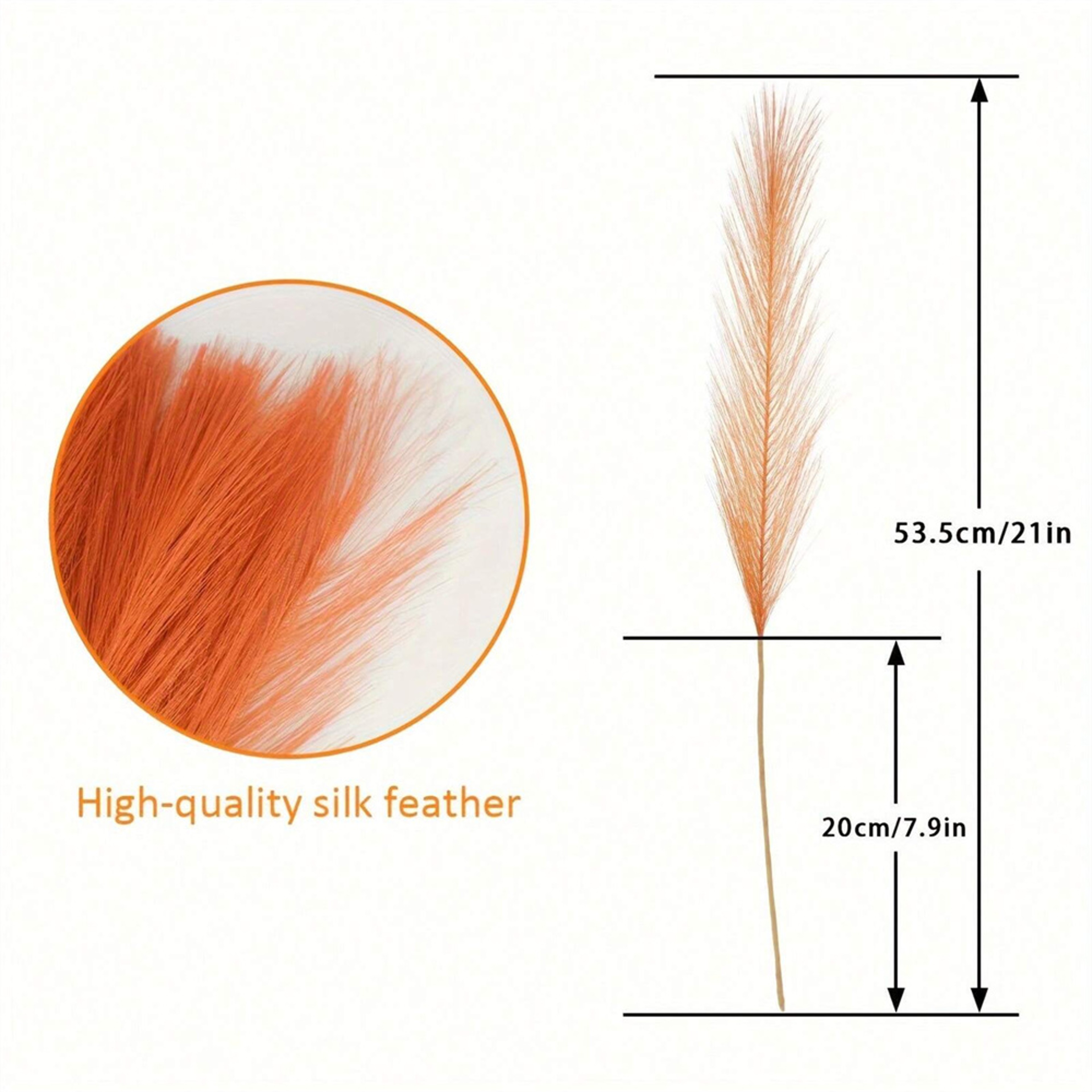 Large Pampas Tree Branches Artificial Reeds Tall Plush Faux Grass For Wedding Decoration 1