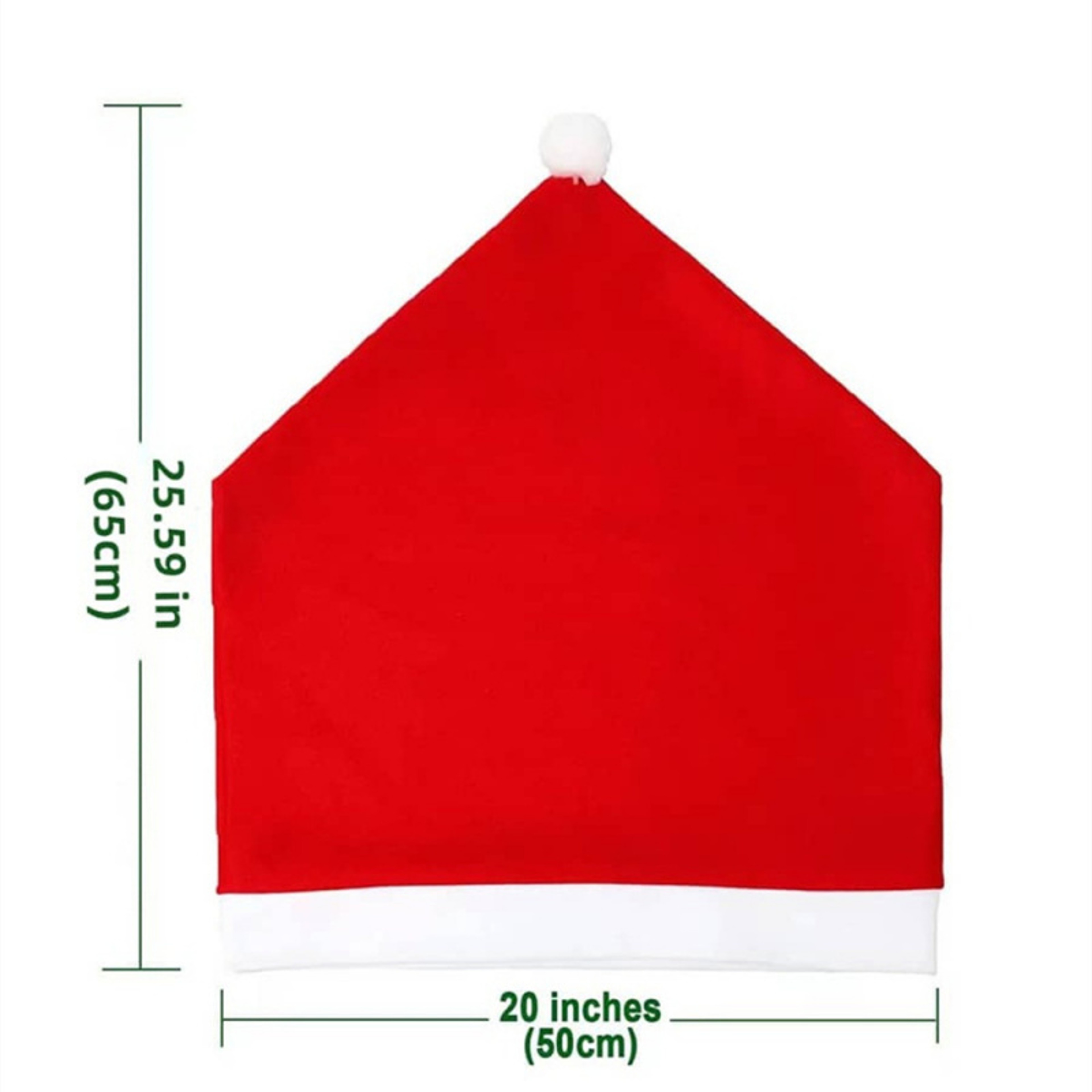 Festive Holiday Decorations for Home and Party Christmas Chair Covers Durable Seat Protectors – view 3